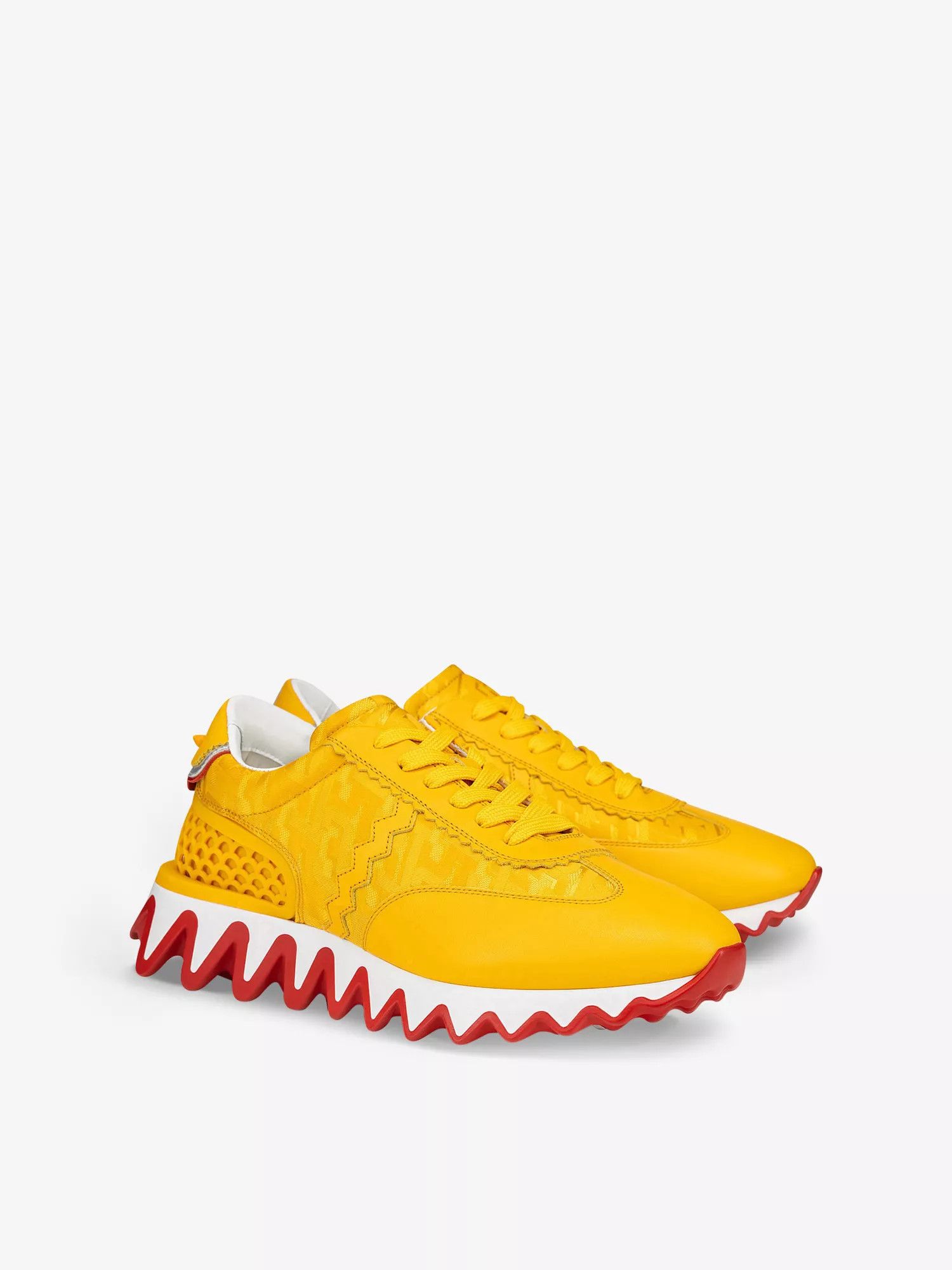 Christian Louboutin o1s1wg110325 LOUBISHARK in Yellow Size US 8 / EU 41 - 3 Thumbnail