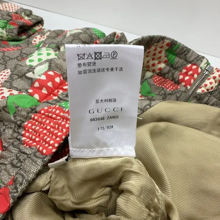 Gucci Gucci Gucci FW21 Apple Pattern Silk Jacket -2506 Size US L / EU 52-54 / 3 - 6 Thumbnail