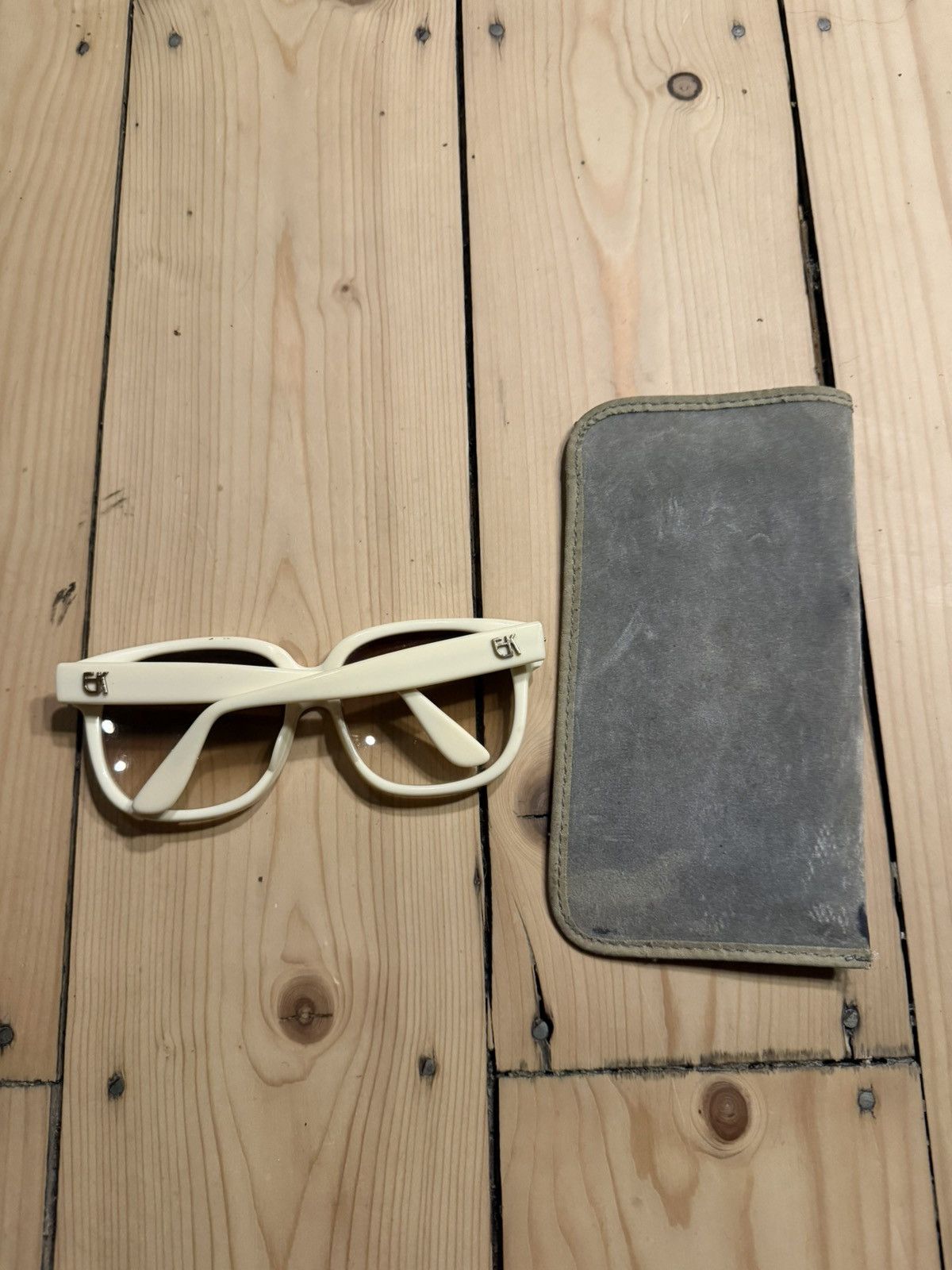 Emmanuelle Khanh Emmanuelle Khanh Paris 8080 Sunglasses Original Pouch Size ONE SIZE - 7 Thumbnail