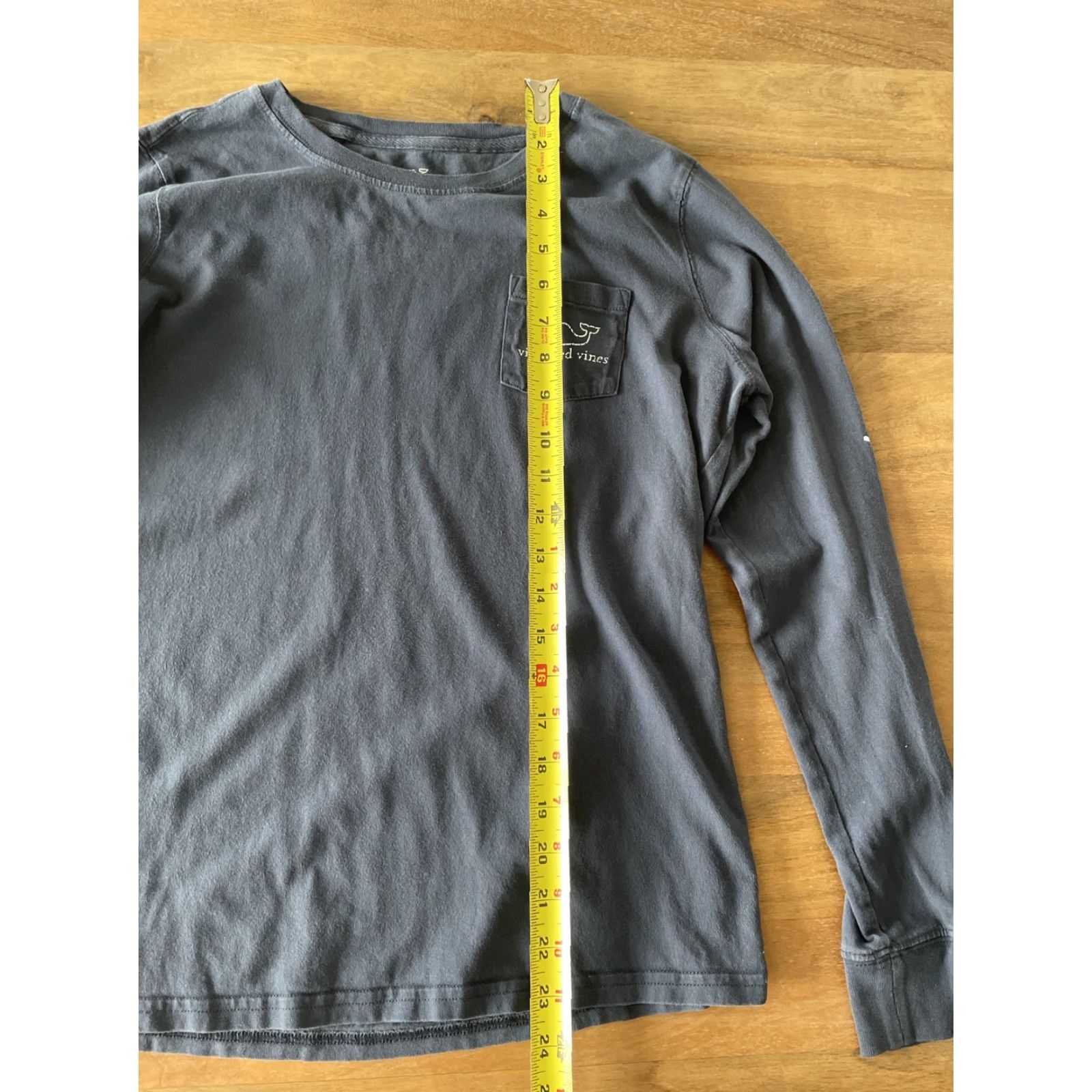 Vineyard Vines Vineyard Vines Shirt Womens S Long Sleeve Crew Neck Blue Lightweight Pocket Casual Size S / US 4 / IT 40 - 5 Thumbnail
