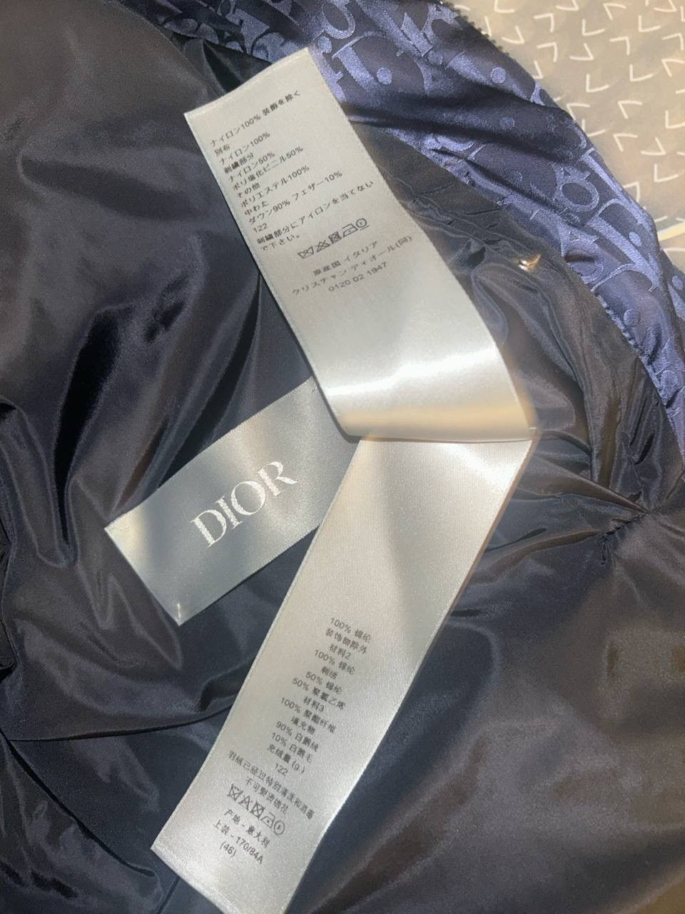 Dior Dior oblique monogram puffer jacket Size US L / EU 52-54 / 3 - 7 Thumbnail