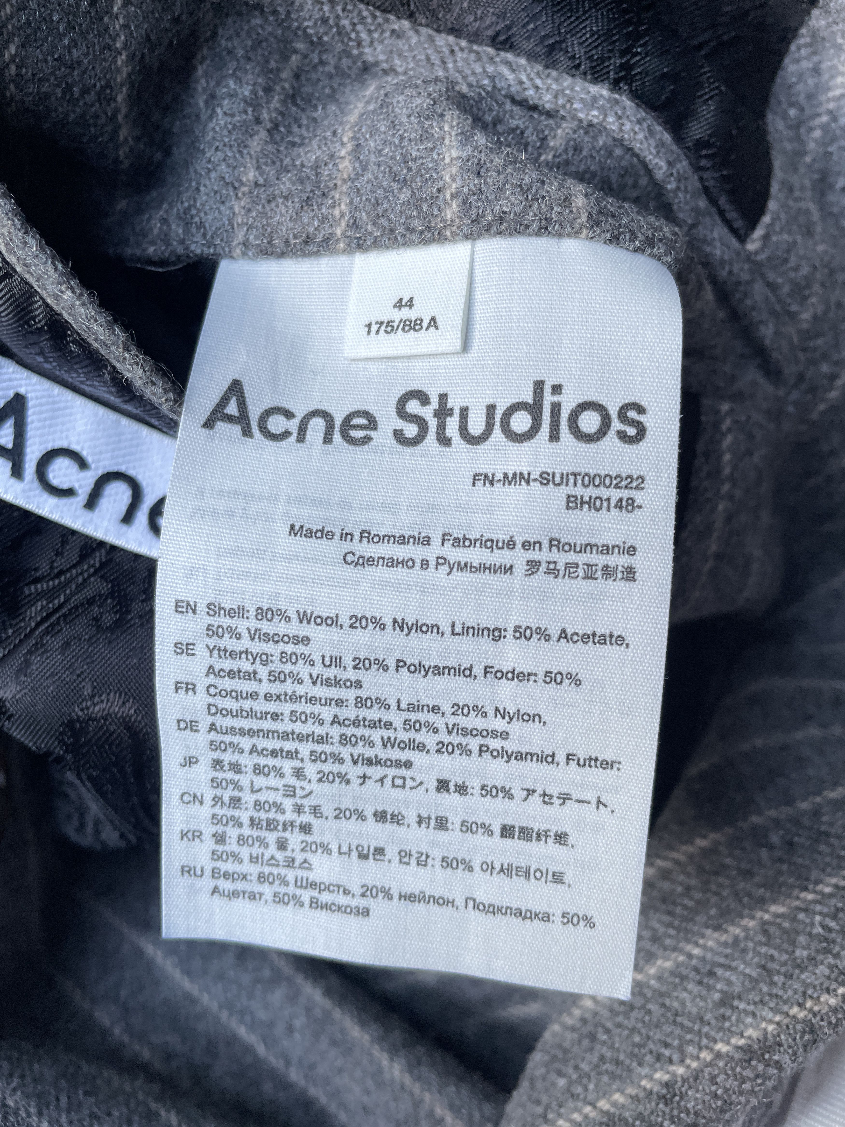 Acne Studios Acne Studios Double Breasted Pinstripe Blazer Size 44R - 5 Thumbnail