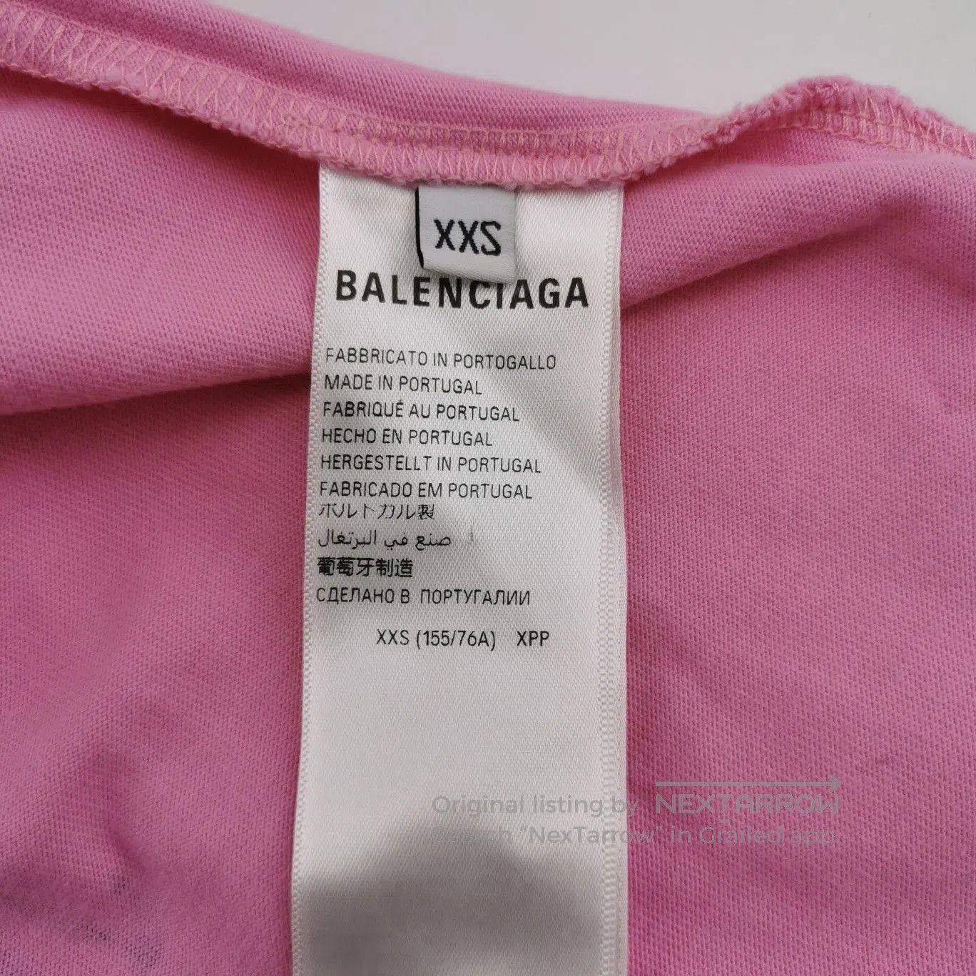 Louis Vuitton Balenciaga Pink Logo Graffiti Short. Size US XXS / EU 40 - 6 Thumbnail