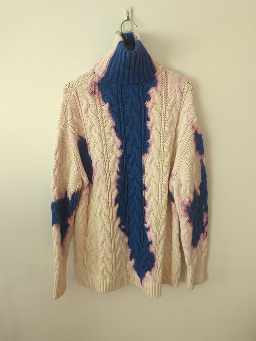 balenciaga bleached sweater