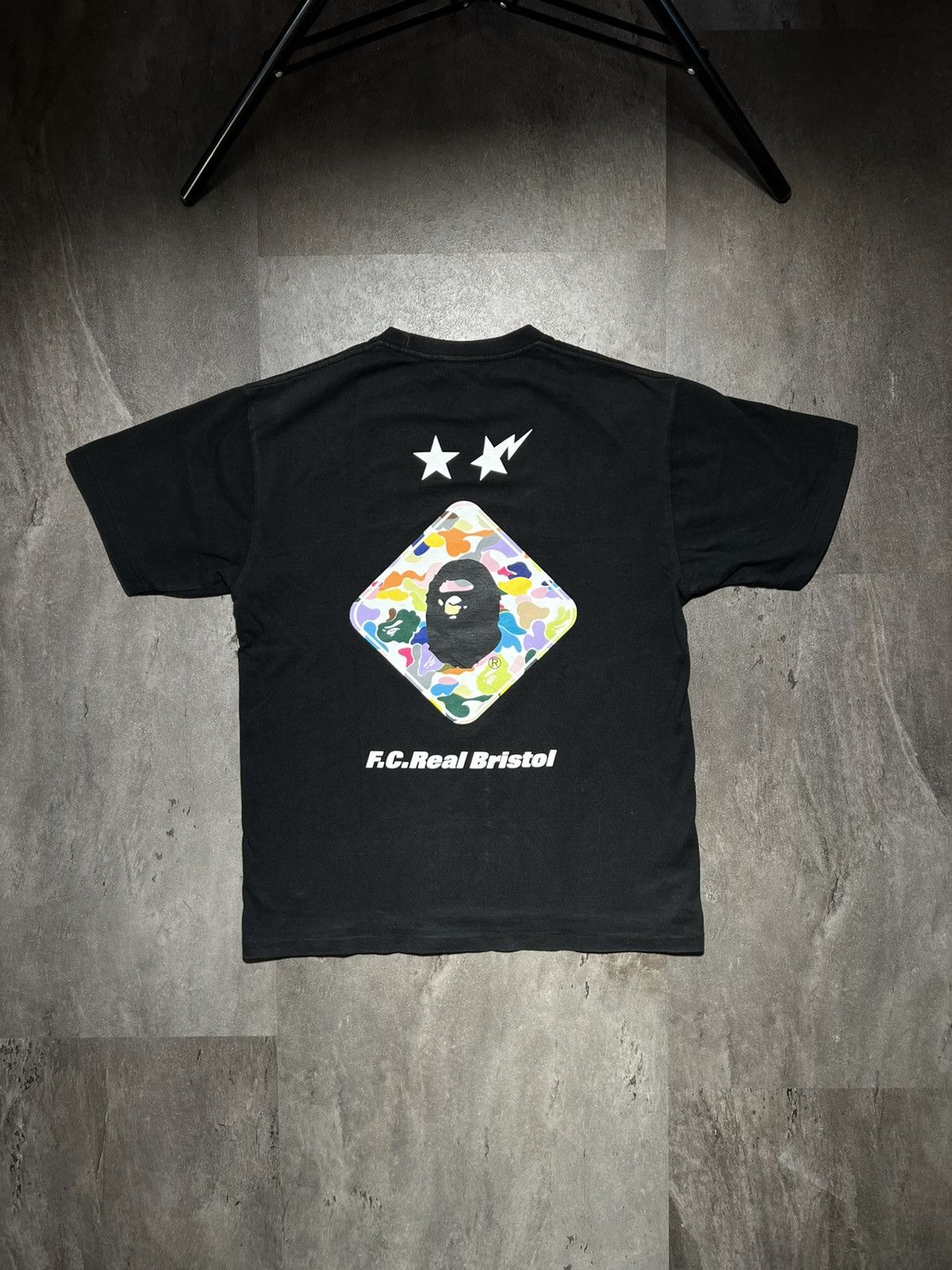 Bape Bape F.C Real Bristol Tshirt Size US XL / EU 56 / 4 - 1 Thumbnail
