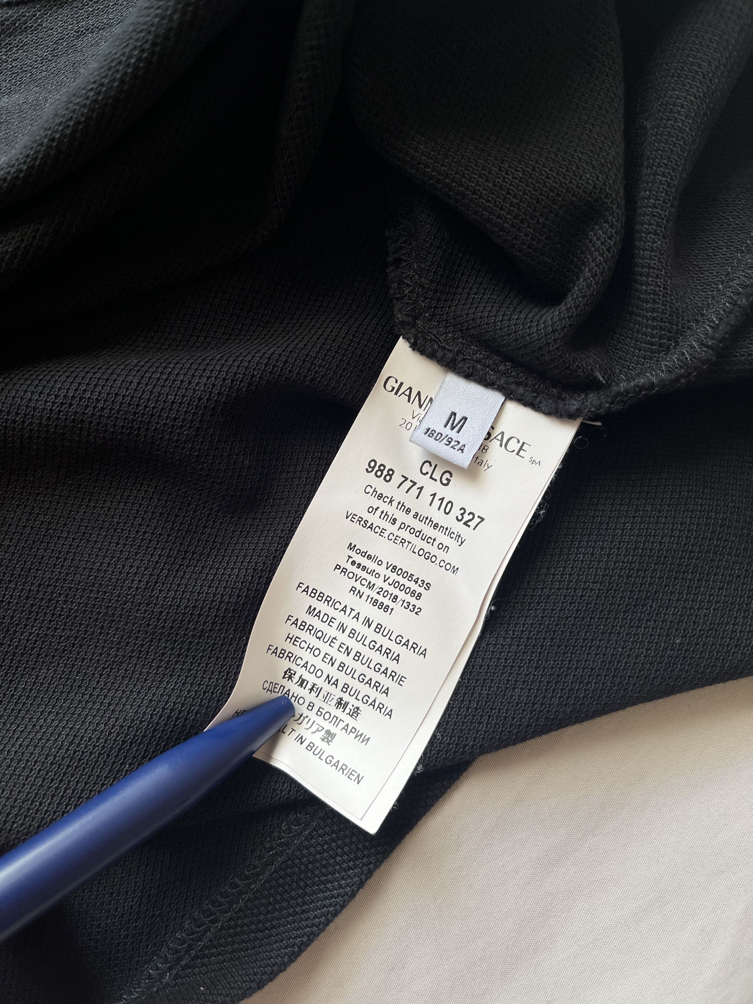 Versace Versace Polo Tee (Very Rare) Size US M / EU 48-50 / 2 - 7 Thumbnail