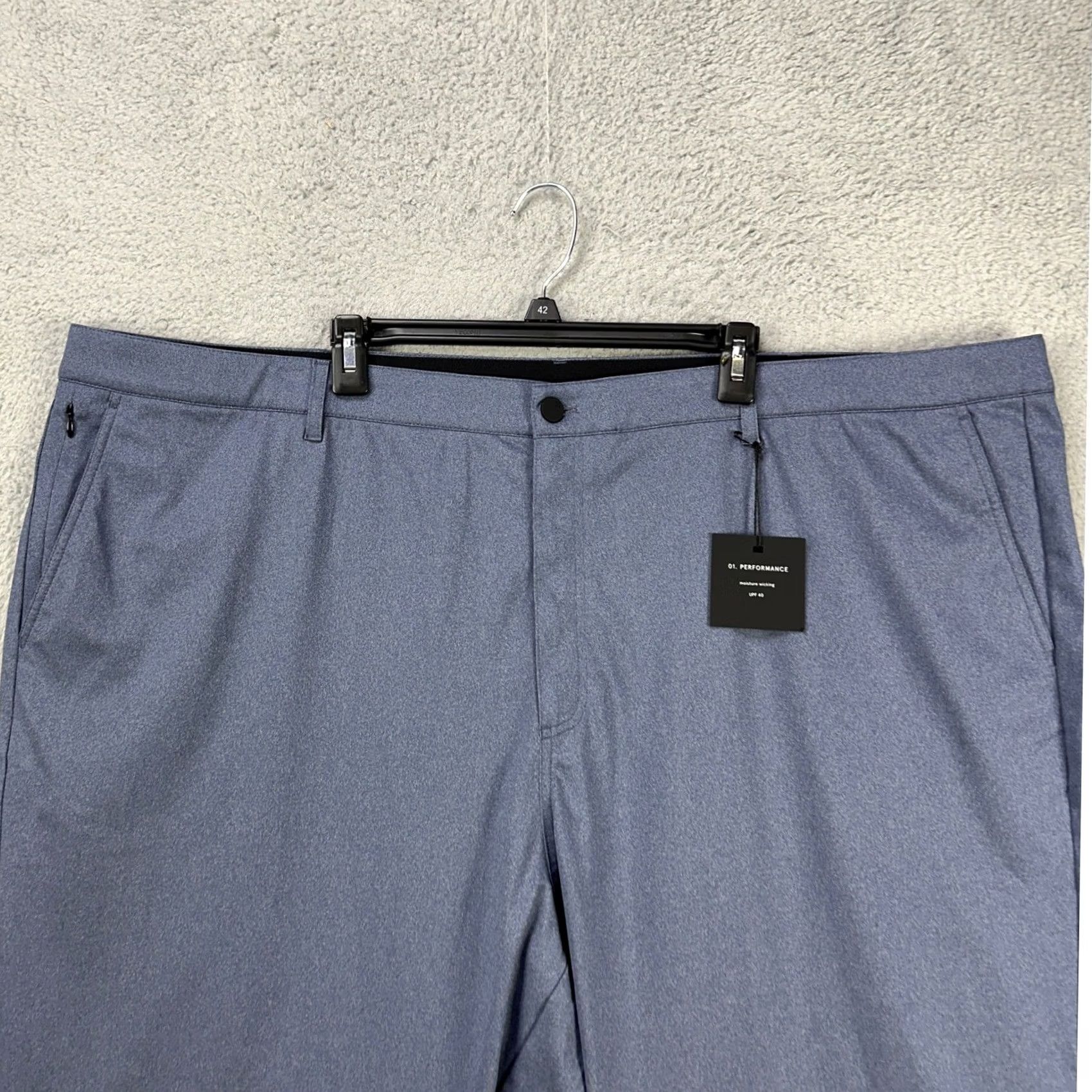 Vintage 01.Algo Mens Performance Chino Golf Pants 46 Blue Straight Pocket Size US 30 / EU 46 - 3 Thumbnail
