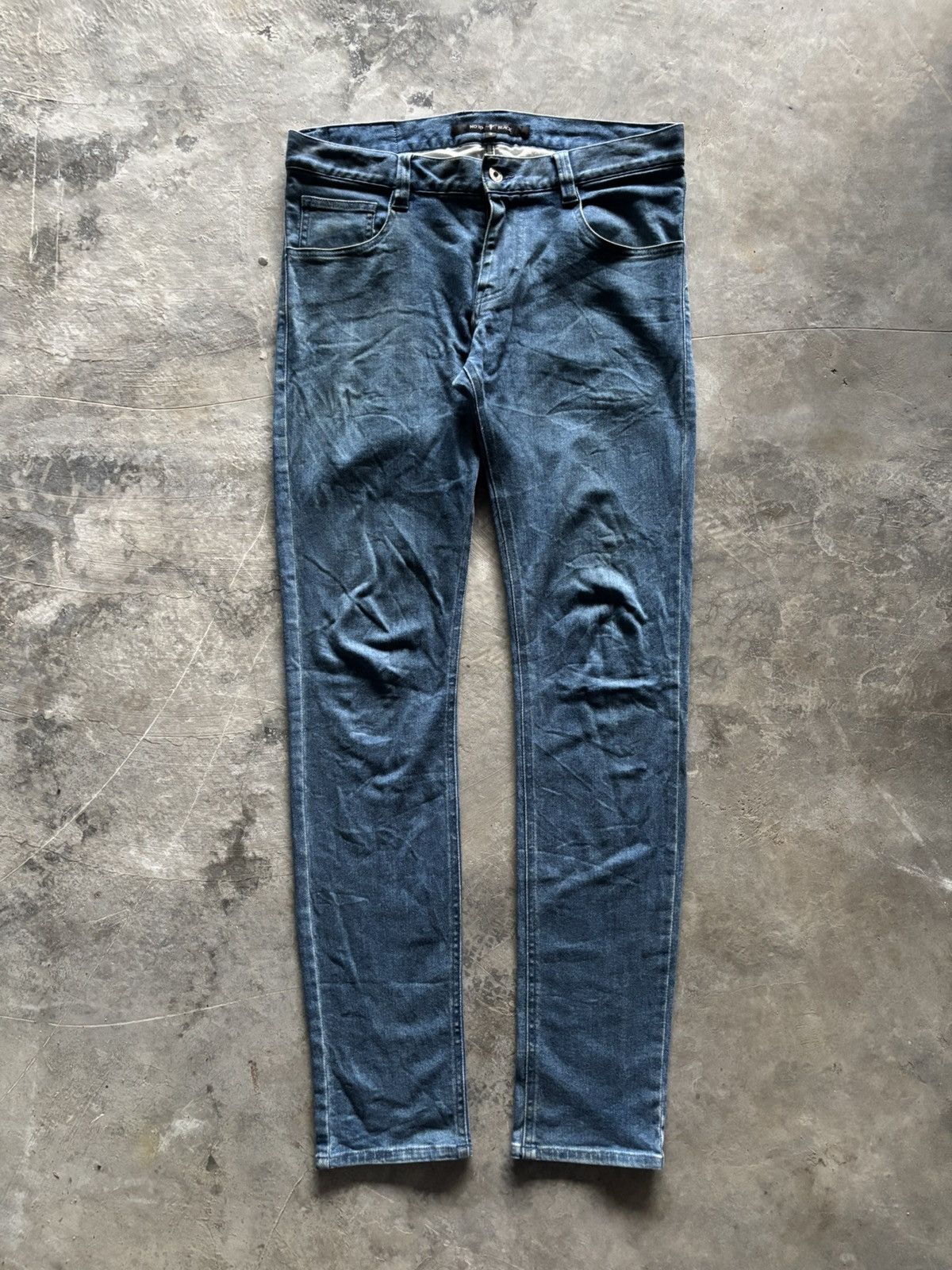 If Six Was Nine × Le Grande Bleu (L.G.B.) × NO ID SICK NO ID JAPANESE DENIM SLIM HEDI SLIMANE STYLE PUNK ROCK Size US 34 / EU 50 - 1 Thumbnail