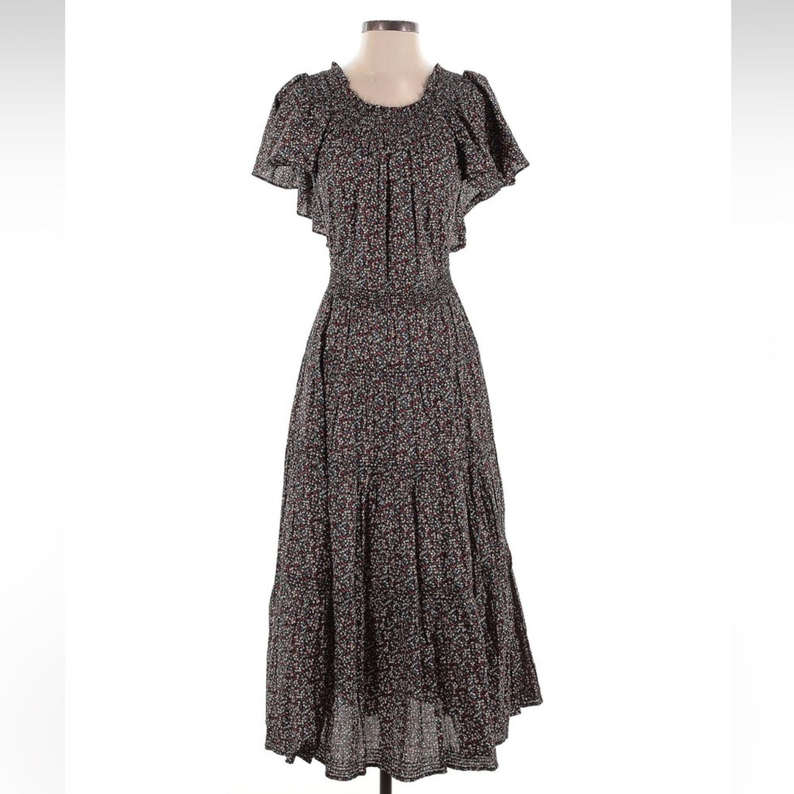 THE GREAT The Great The Creek Dress - Size 0 - Dark Navy Wildflower Size XS / US 0-2 / IT 36-38 - 6 Thumbnail