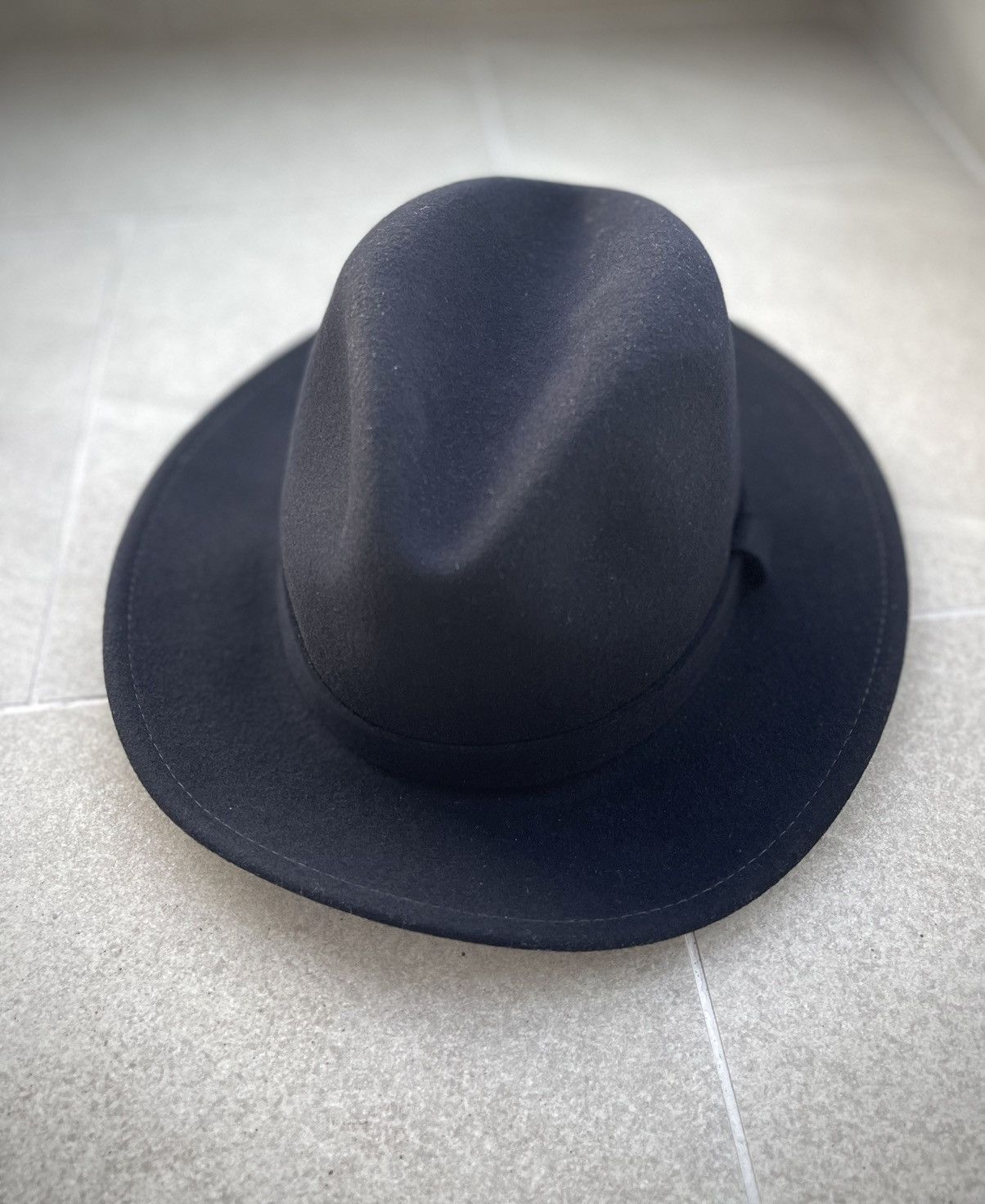J. Crew x Bailey Women\'s Wool Fedora Hat BAILEY OF HOLLYWOOD FOR J. CREW CHARCOAL GRAY WOOL FELT  main image 2