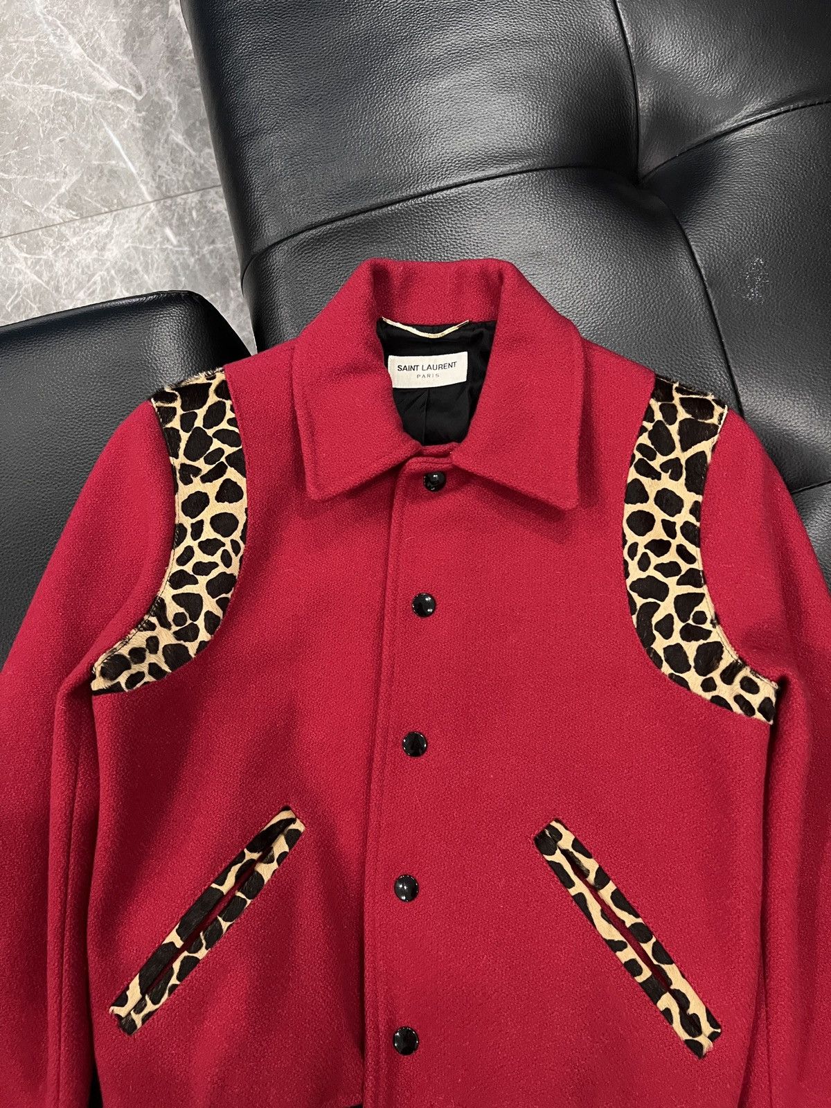 Saint Laurent Paris Saint Laurent Paris by Hedi Slimane FW14 Runway Leopard Pane Size US XXS / EU 40 - 4 Thumbnail