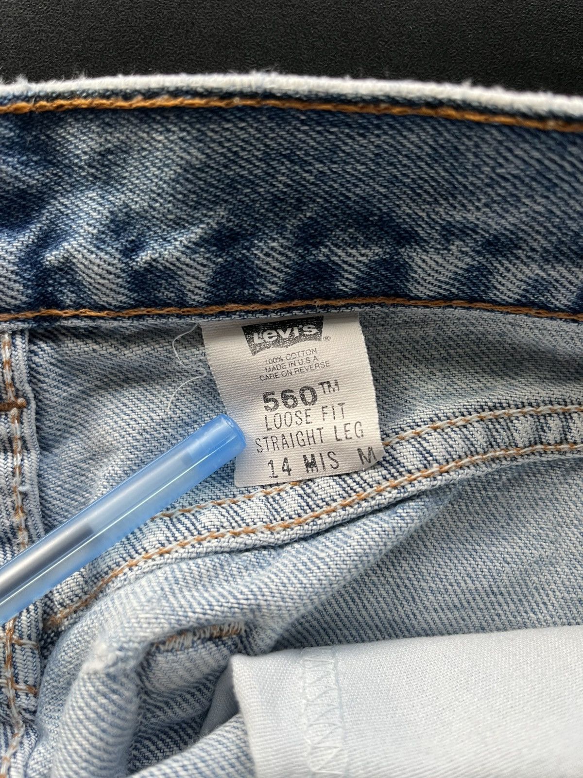 Levi's × Vintage Vintage Levi’s 560 made in USA jeans Size US 32 / EU 48 - 3 Thumbnail