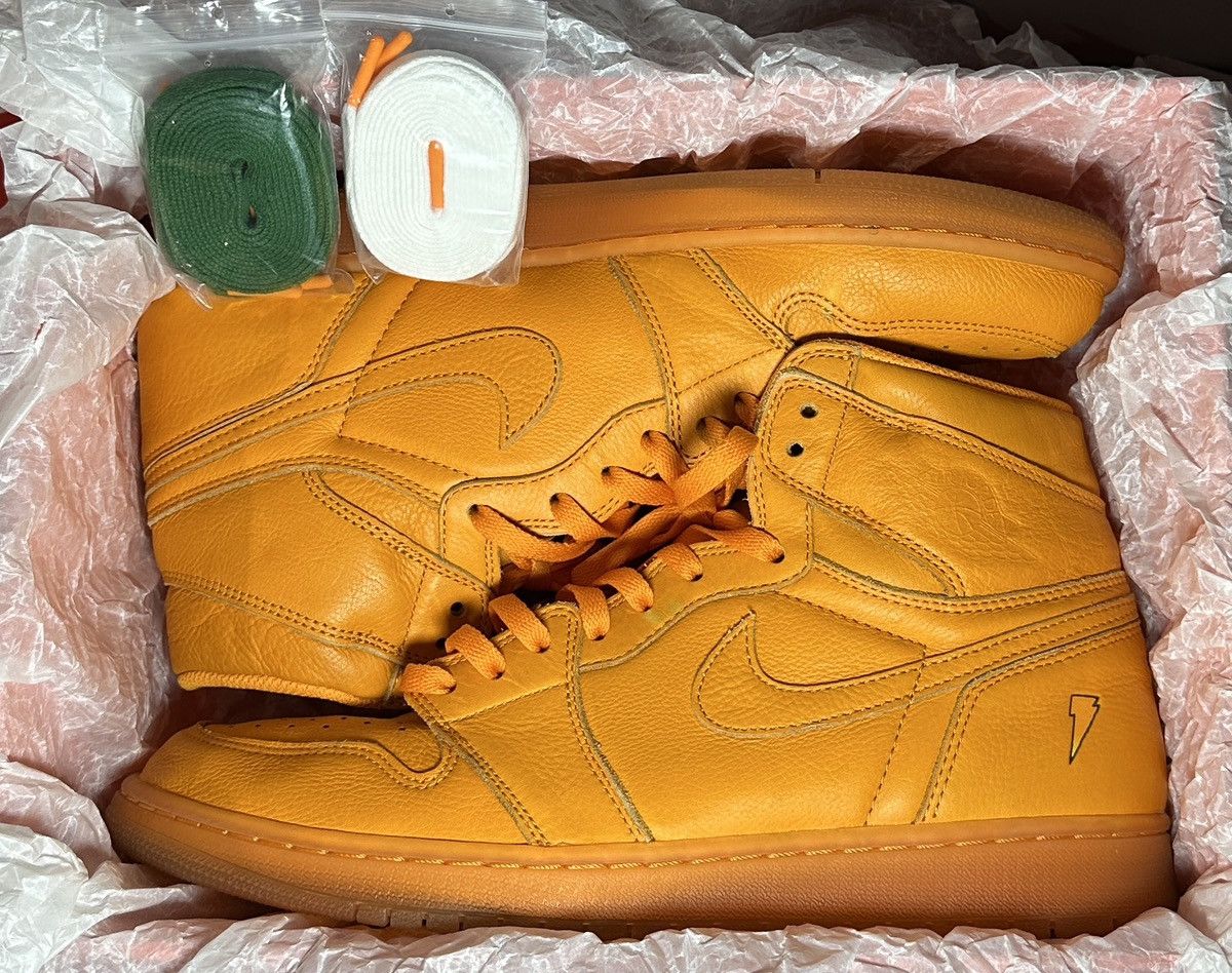 Jordan Brand Size 12 - Air Jordan 1 Retro OG G8RD High Orange Peel Size US 12 / EU 45 - 9 Thumbnail