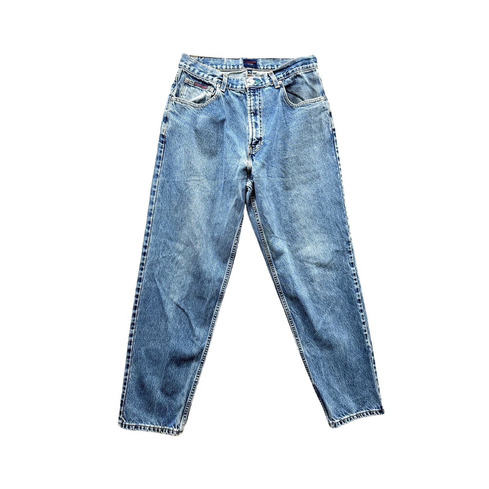 Tommy Hilfiger × Vintage Vintage 1990's Tommy Hilfiger Relaxed Denim Jeans Size US 34 / EU 50 - 2 Thumbnail