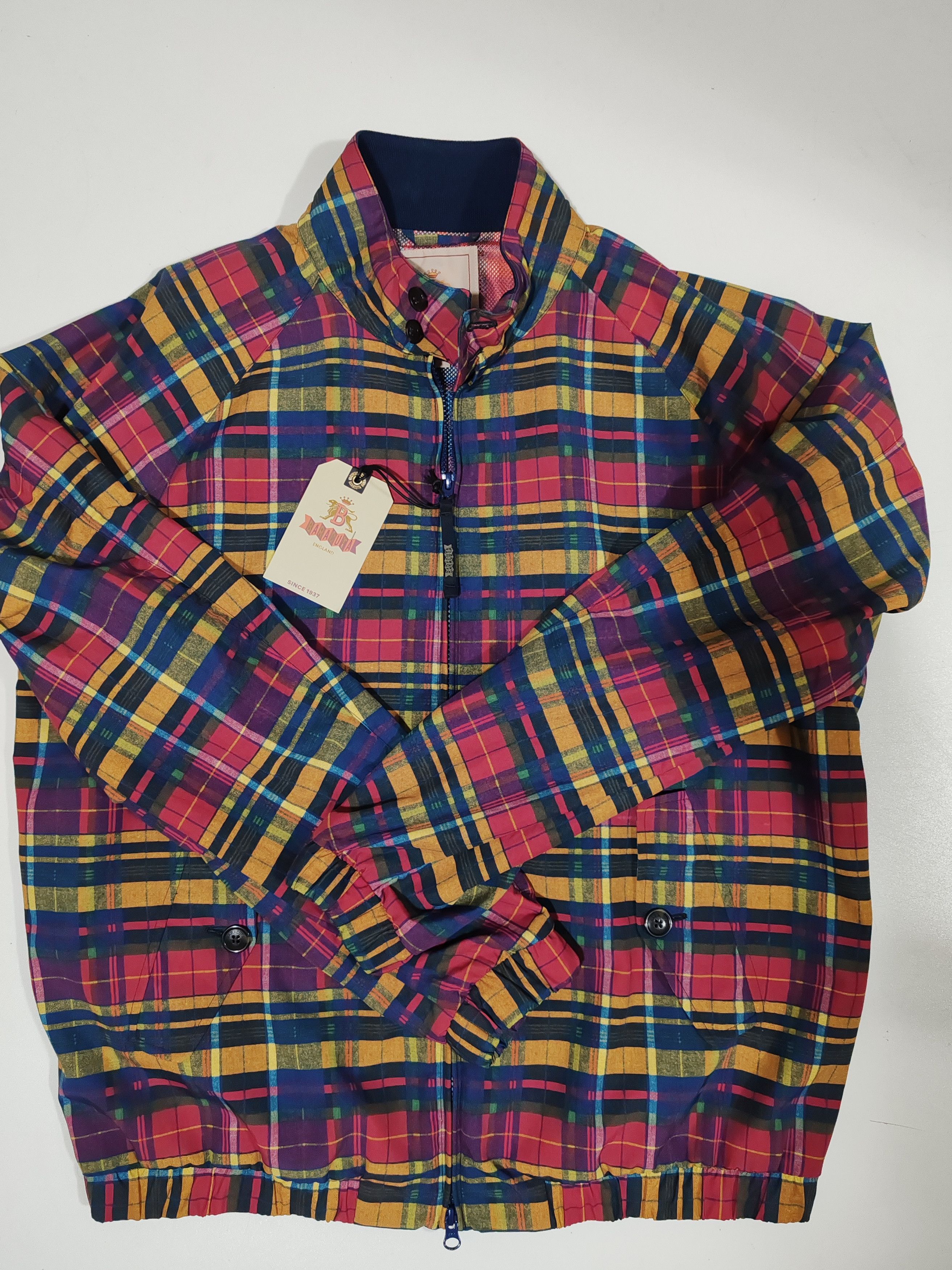 Baracuta Blouson Bordeaux aviateur G9 Pattern Nylon/Baracuta Tg:44 Size US L / EU 52-54 / 3 - 15 Thumbnail