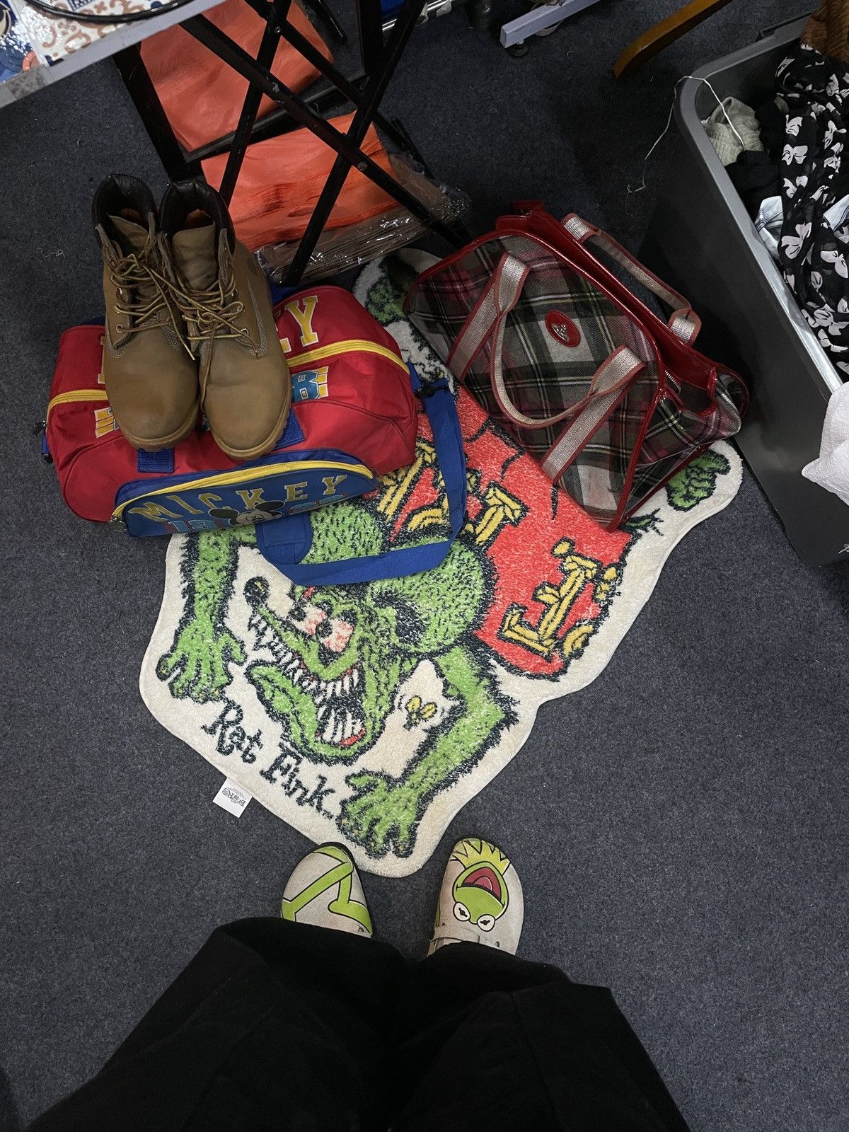 Other 🔥AVANTGARDE🔥 Rat Fink official 2010 Carpet 80x50 Size ONE SIZE - 5 Thumbnail