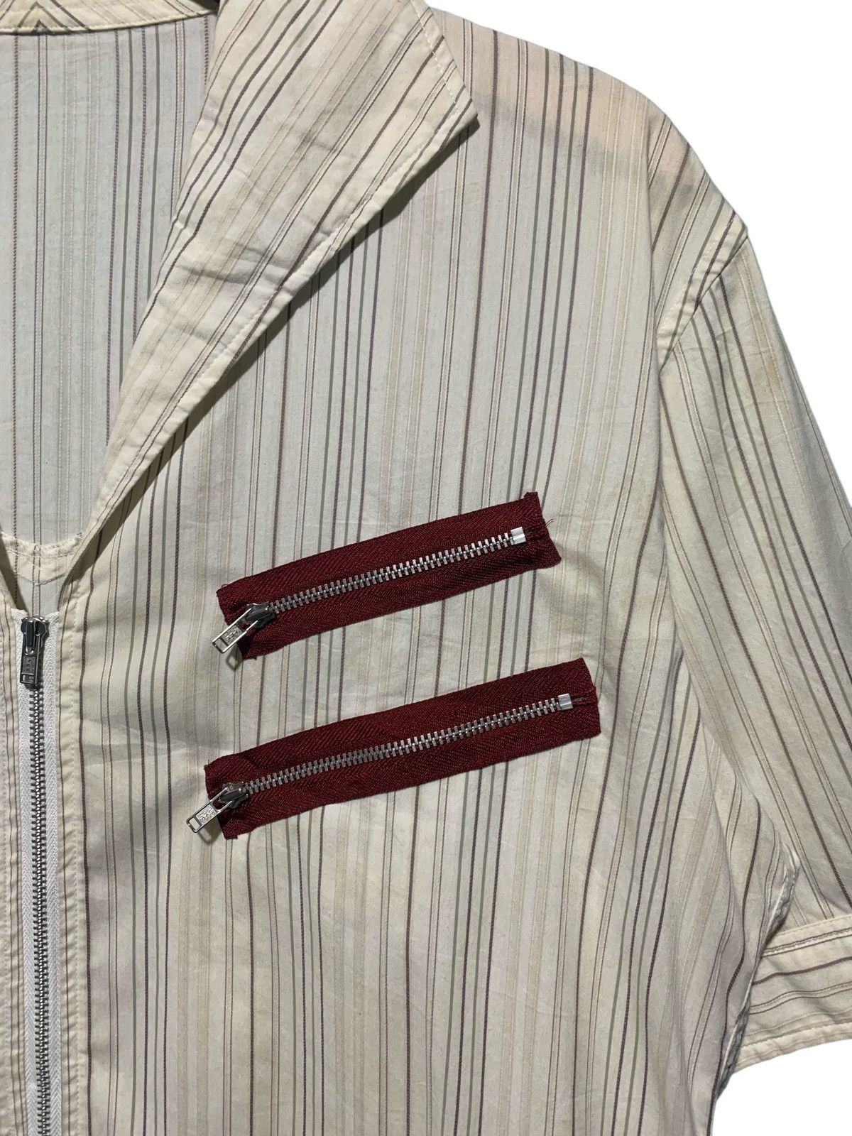 PPFM × Vintage PPFM striped front slit zipper pocket classic shirt Size US L / EU 52-54 / 3 - 2 Thumbnail