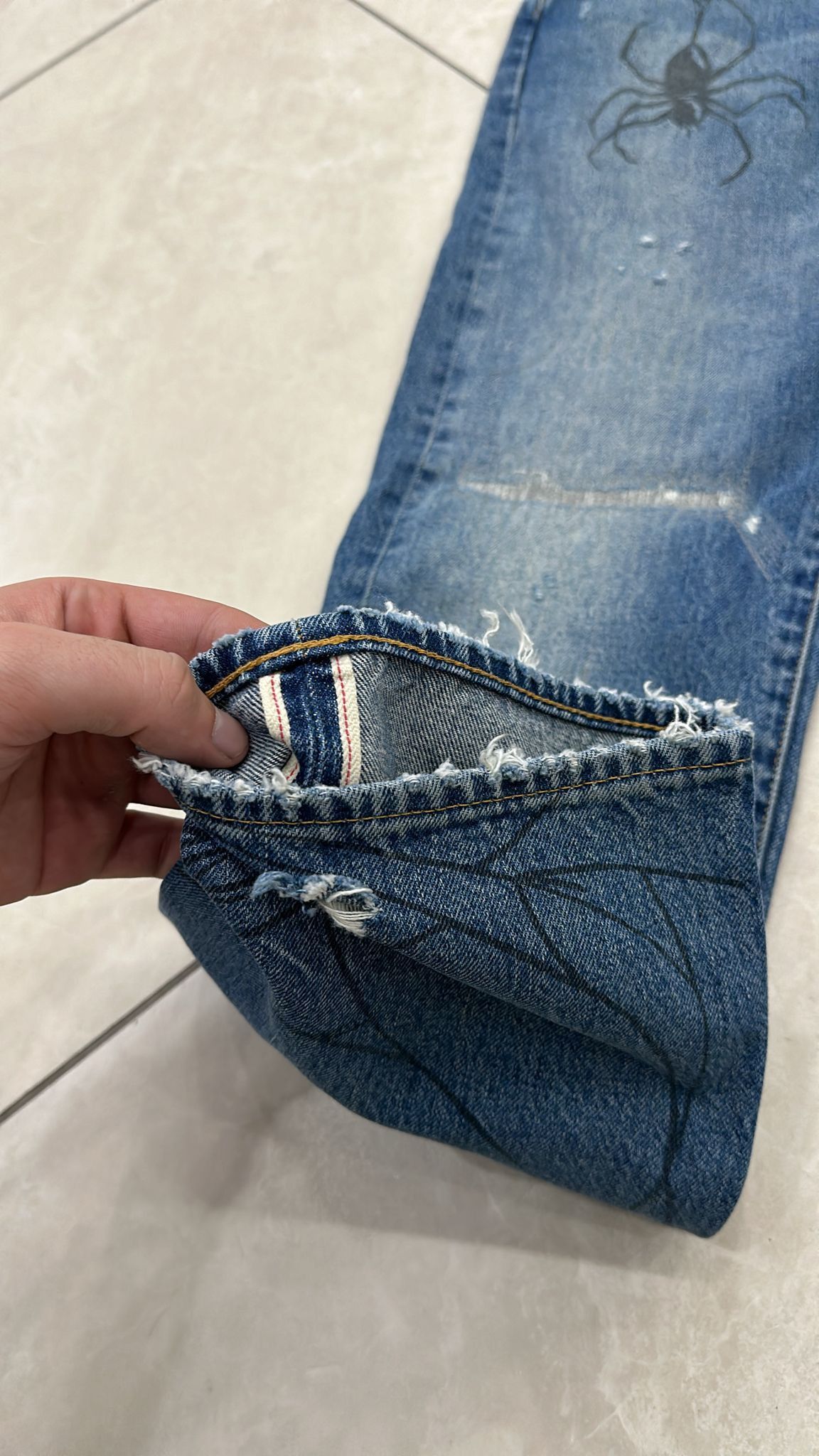 Levi's Vintage Clothing LVC Levi's Vintage Clothing 1984 501XX Tangled Web Jeans Size US 31 - 6 Thumbnail