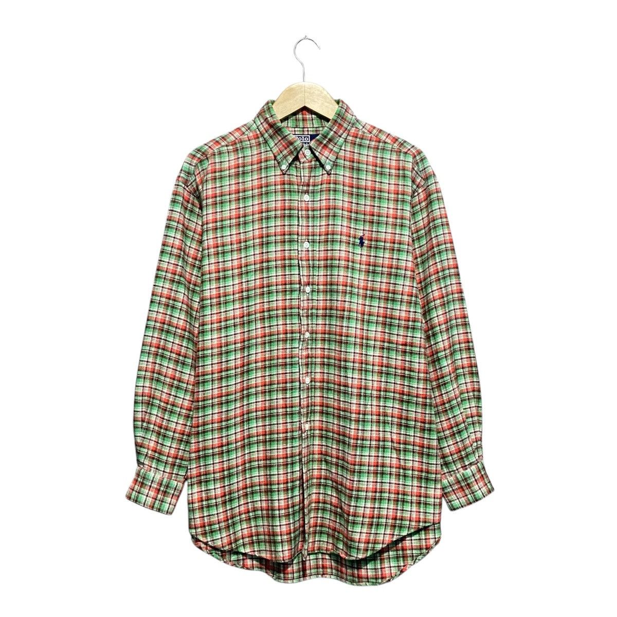 Flannel × Polo Ralph Lauren × Vintage Vintage Polo Ralph Lauren Checkered Flannel Size US L / EU 52-54 / 3 - 1 Thumbnail
