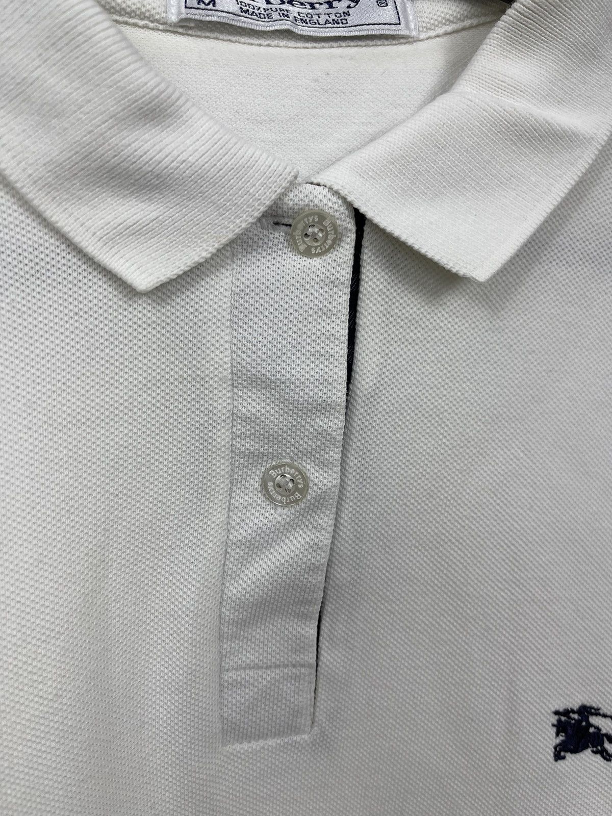 Burberry Burberry’s London Polo Size M Women’s Vintage 90s White Size M / US 6-8 / IT 42-44 - 4 Thumbnail