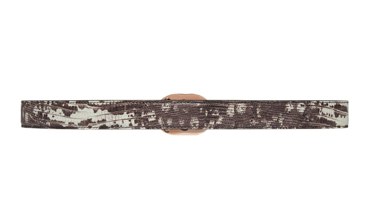 Gucci Skinny Embossed Leather Belt 85 Size ONE SIZE - 11 Thumbnail
