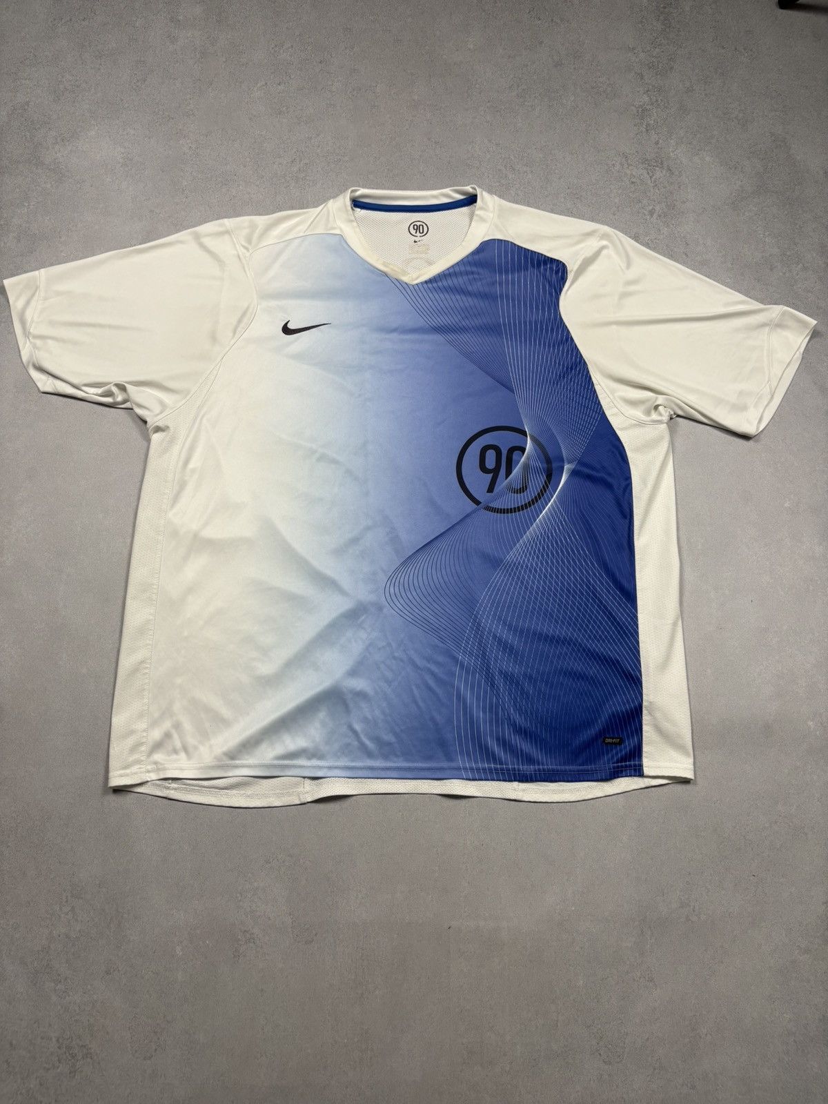 Nike Nike Total 90 TN Vintage T-Shirt Big Logo Y2K Swoosh Drill Size US XL / EU 56 / 4 - 1 Thumbnail