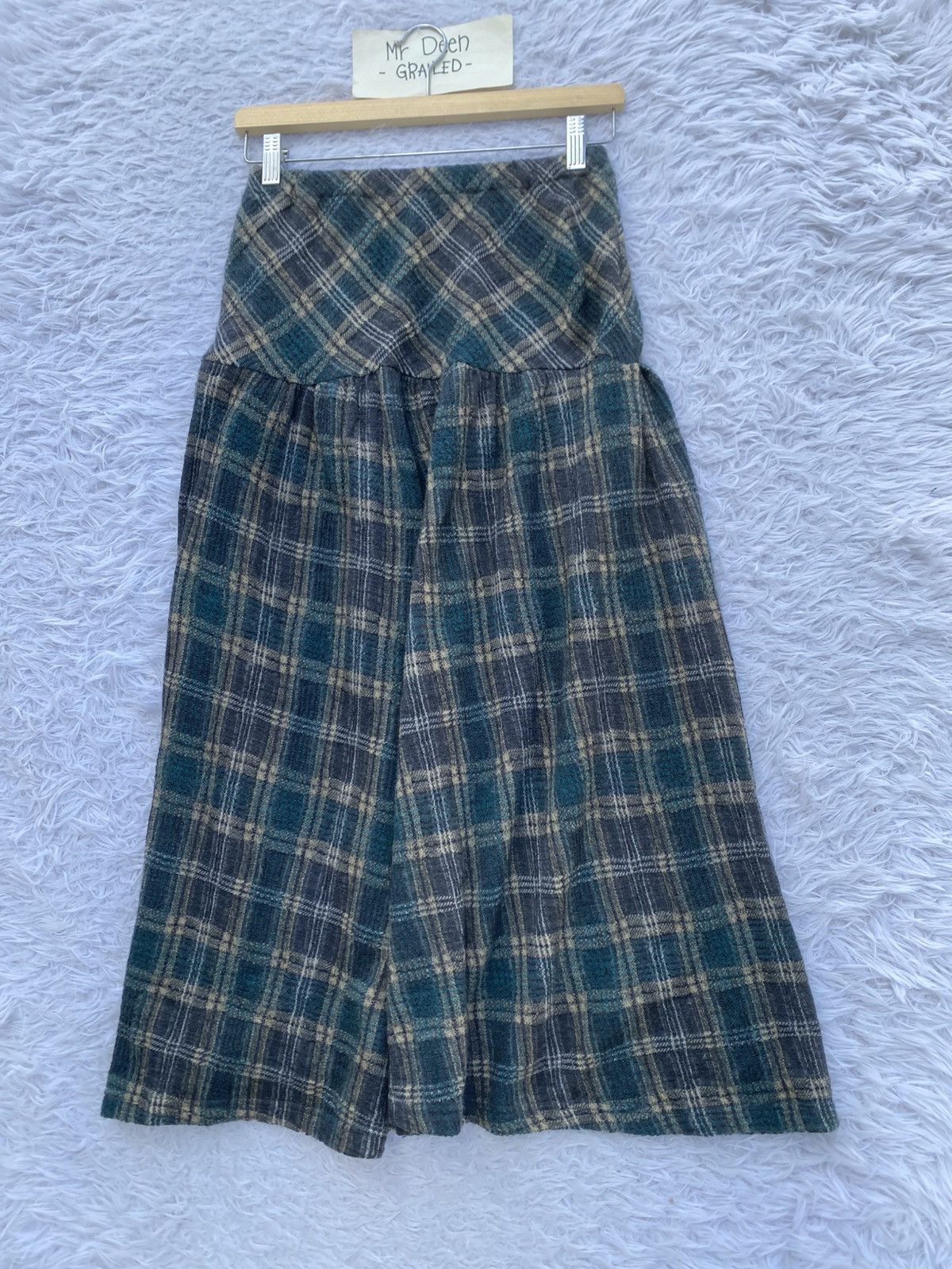 Issey Miyake Rare Vintage 90s Issey Miyake Plantation Midi Skirt Size 22" - 15 Thumbnail
