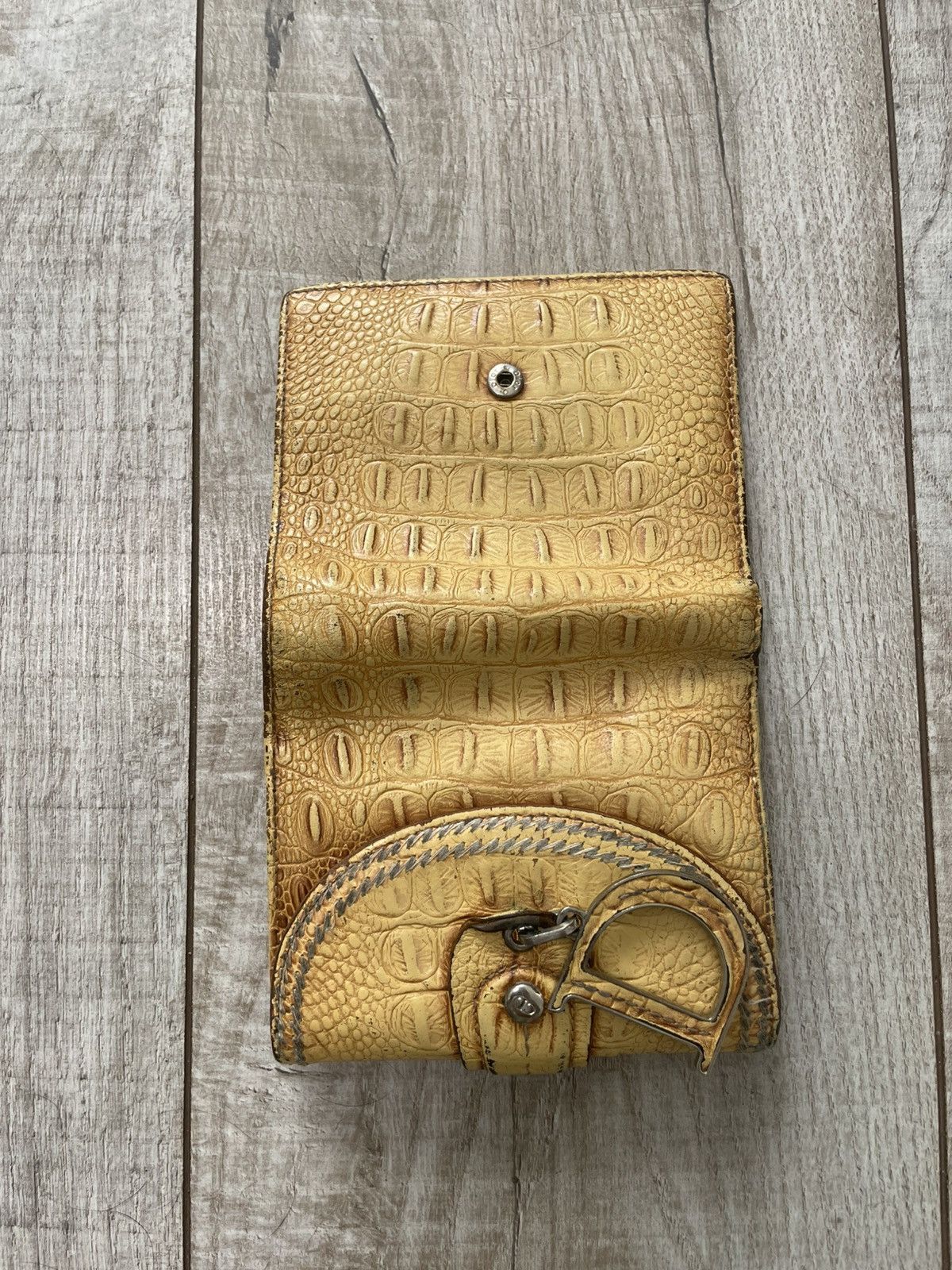 Dior Christian Dior Vintage Wallet Leather Size ONE SIZE - 12 Thumbnail