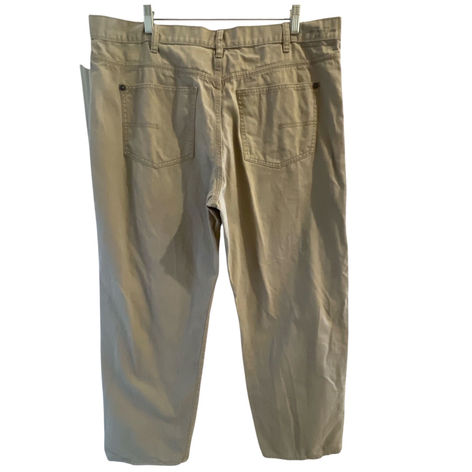 Calvin Klein Calvin Klein Jeans Men’s Khaki Straight Leg Pants Size 42 Size US 42 / EU 58 - 3 Thumbnail