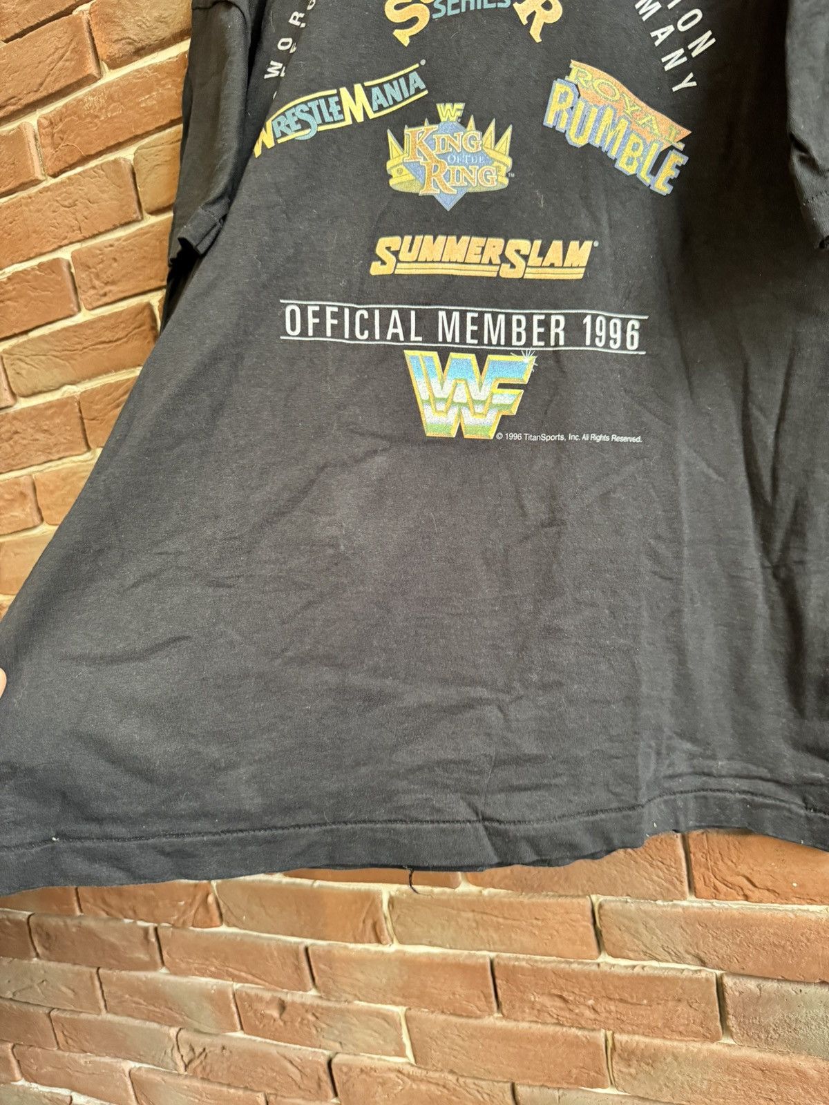 Vintage Vintage 1996 WWF Fan Club Member 90s WWE wrestling xxl Size US XXL / EU 58 / 5 - 5 Thumbnail