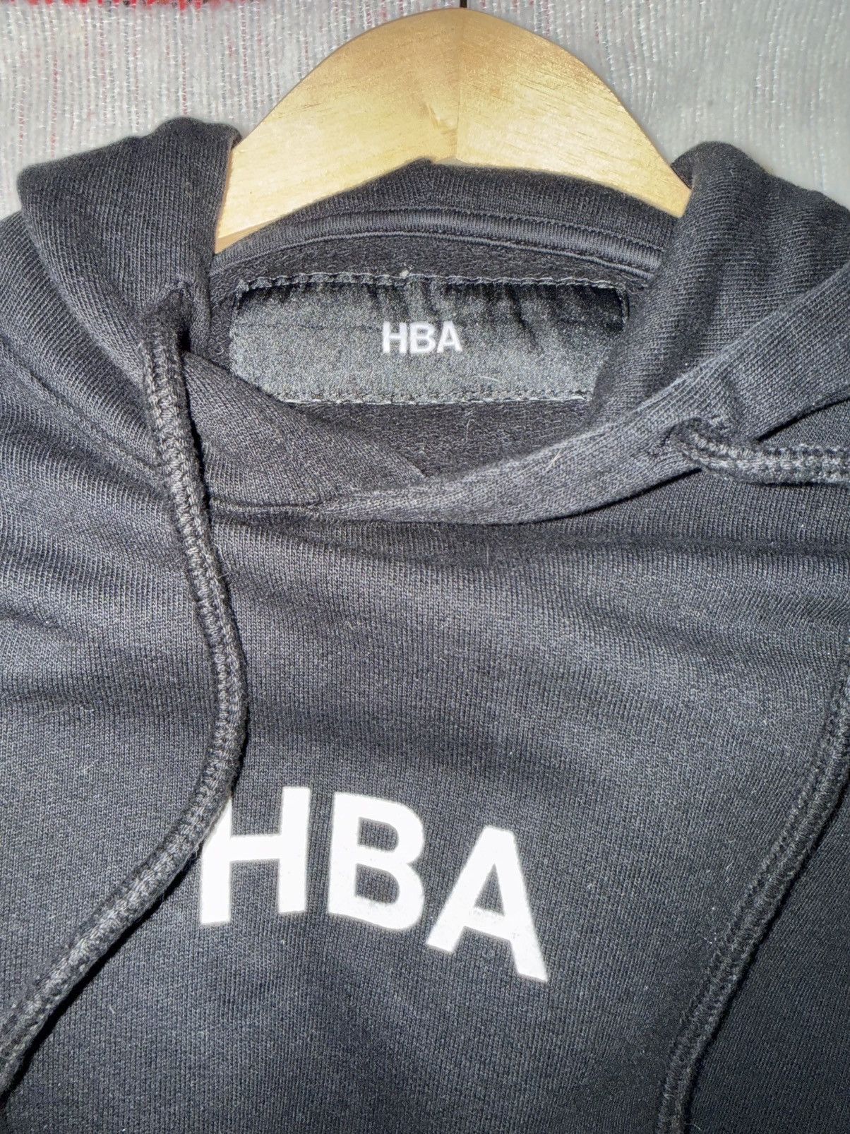 HBA Hood by Air black camera hoodie