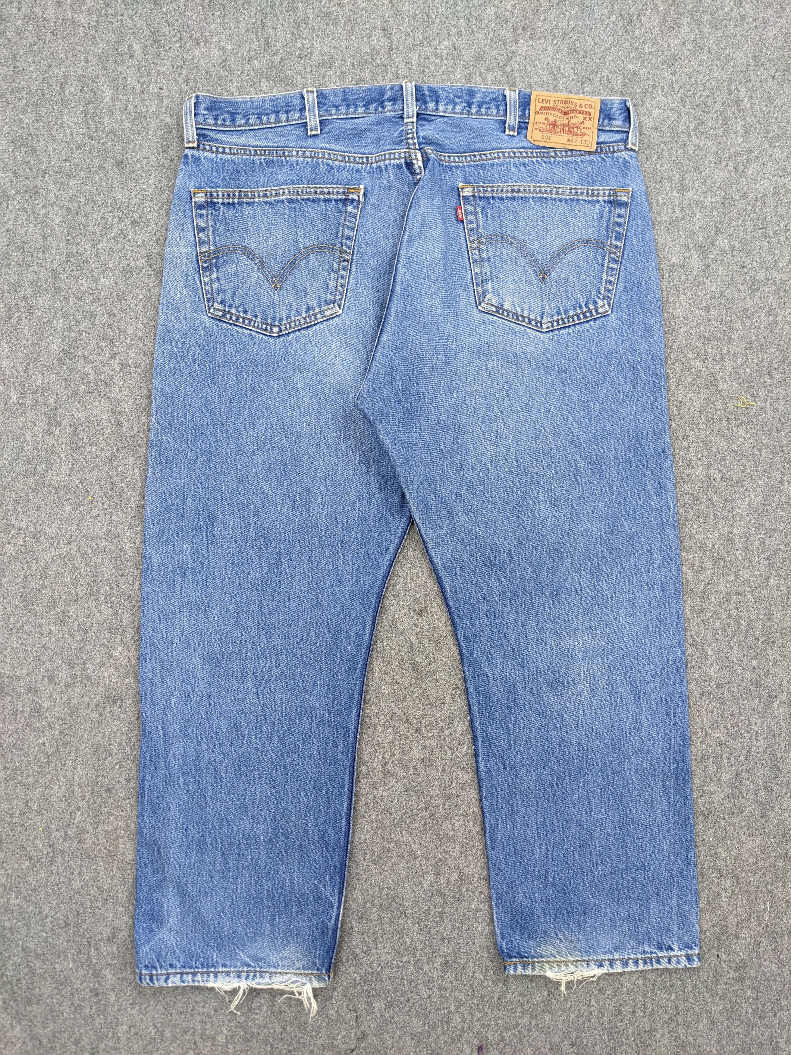 Levi's × Vintage Vintage Levis 501 Faded Blue Jeans DJ0019Z Size US 39 - 3 Thumbnail