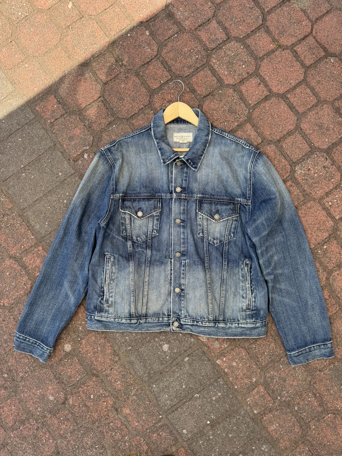 Denim & Supply Ralph Lauren RALPH LAUREN DENIM AND SUPPLY PATCHES JEANS JACKET Size US XXL / EU 58 / 5 - 1 Thumbnail