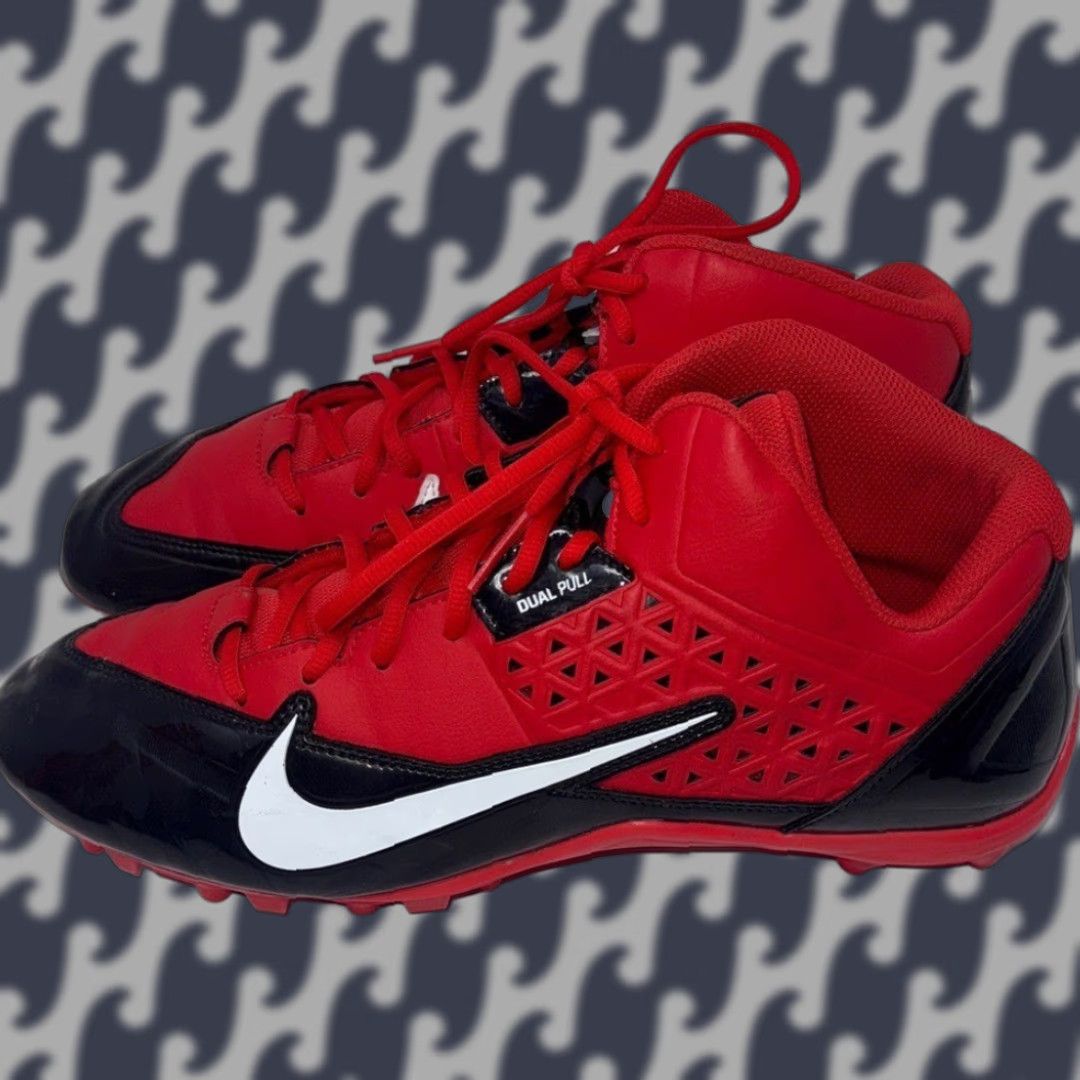 Nike Nike Alpha Strike Football Cleats Red Black Men Size 14 Size US 14 / EU 47 - 1 Thumbnail