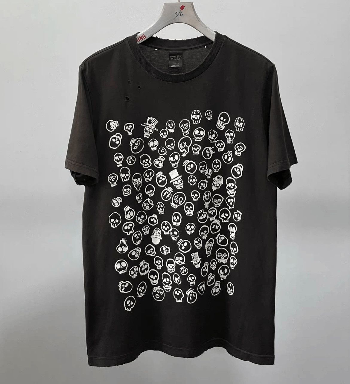 Japanese Brand × Number (N)ine Number nine skull tee 06ss archive