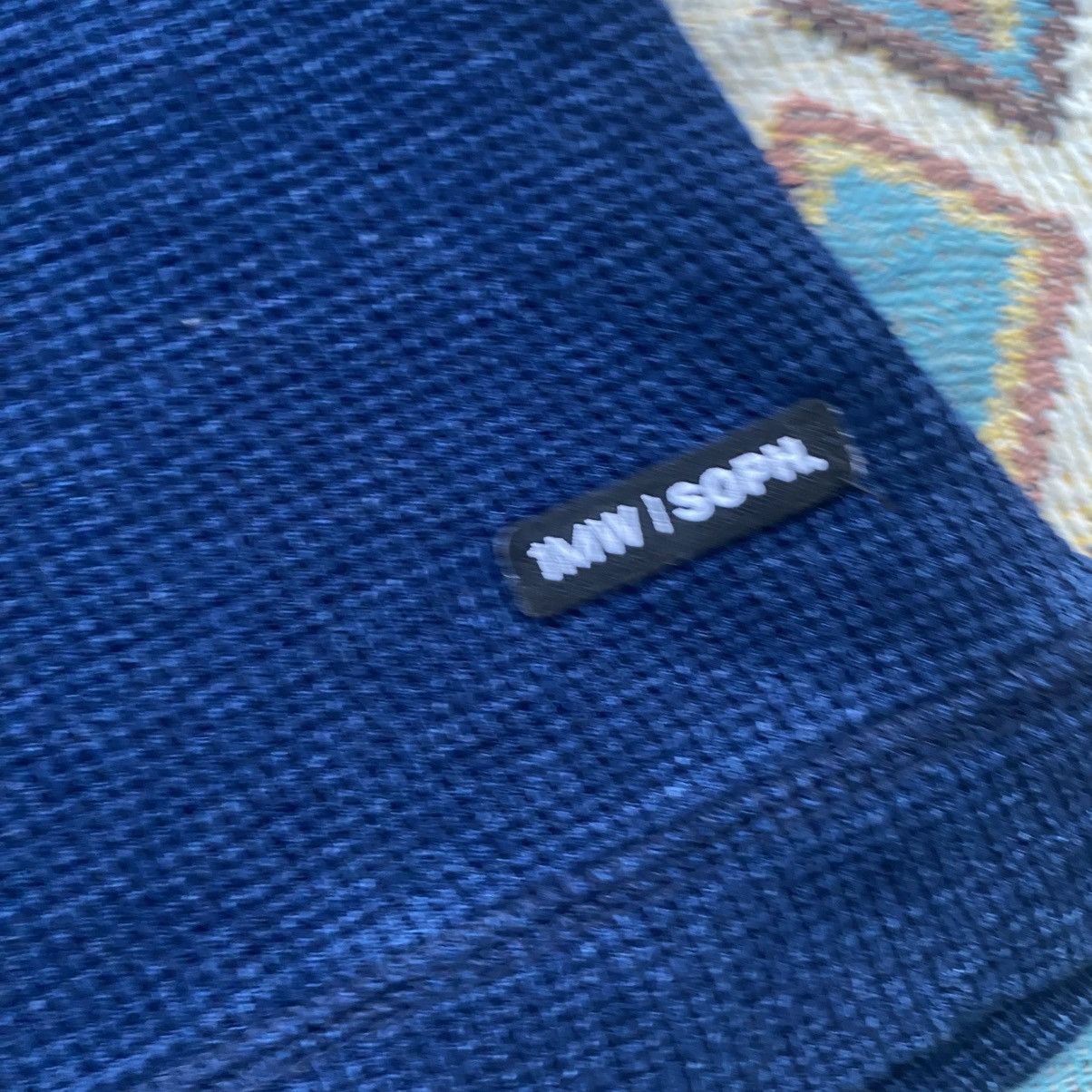 Sophnet. ‼️LAST DROP‼️1MW by SOPHNET. x GU indigo-dyed knit Cardigan Size US L / EU 52-54 / 3 - 17 Thumbnail