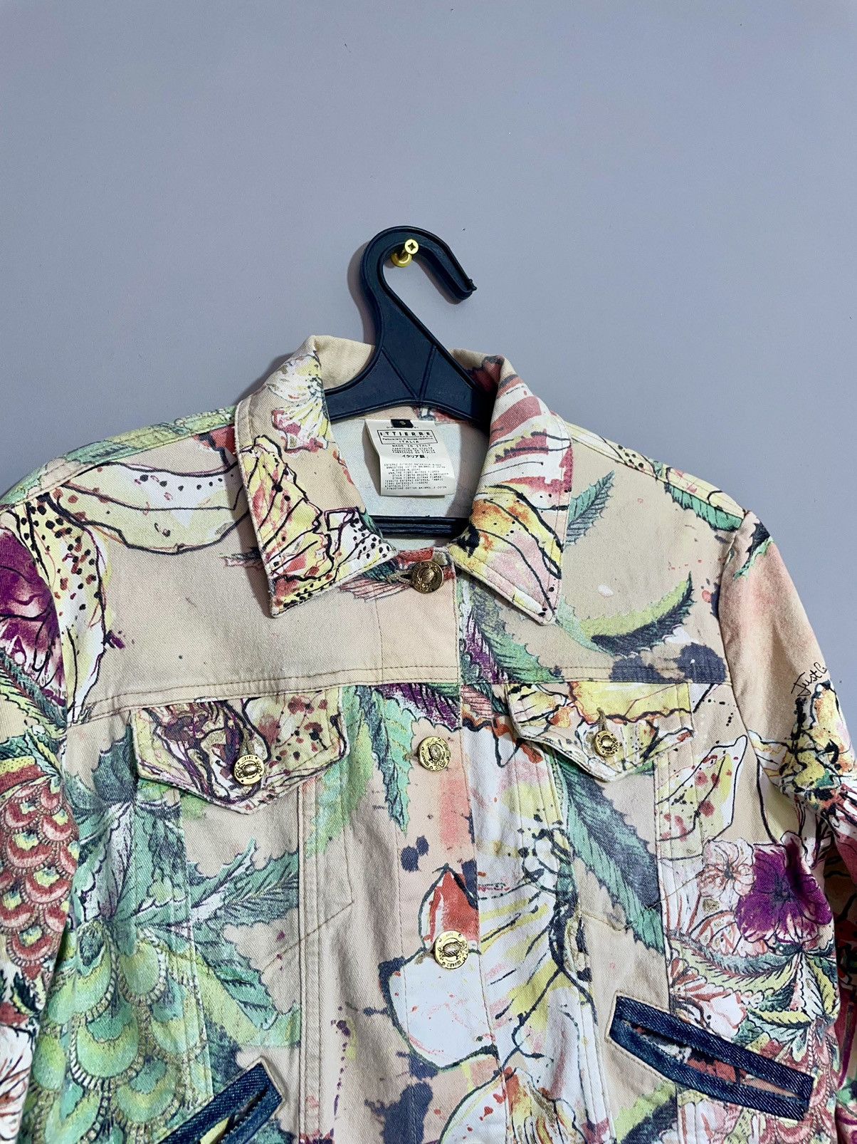 Just Cavalli Just Cavalli Floral Pattern Women Blazer size S Size S / US 4 / IT 40 - 4 Thumbnail