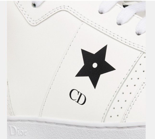Dior o1w1db10924 Star High-Top Sneaker in White Size US 12 / IT 42 - 4 Thumbnail