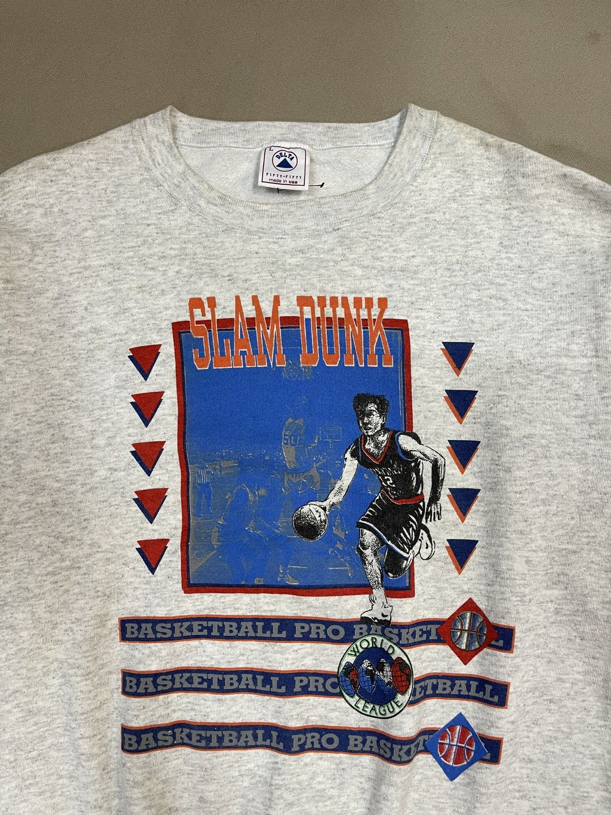 Japanese Brand Vintage Slam Dunk 90s Basketball Anime Sweatshirts Size US L / EU 52-54 / 3 - 3 Thumbnail