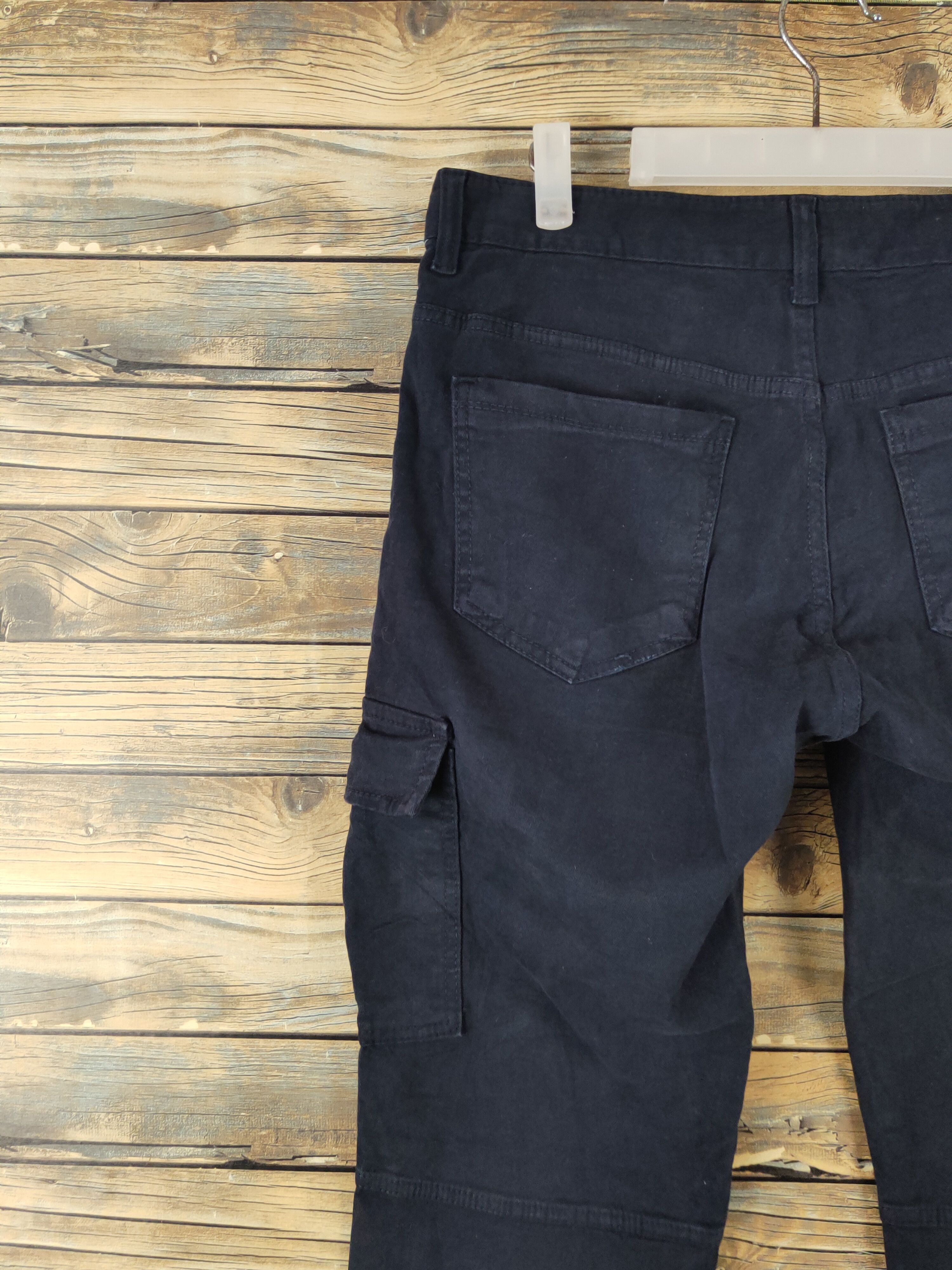 Japanese Brand DLL Japanese Brand Black Multipocket Cargo Pants #214 Size US 31 - 8 Thumbnail