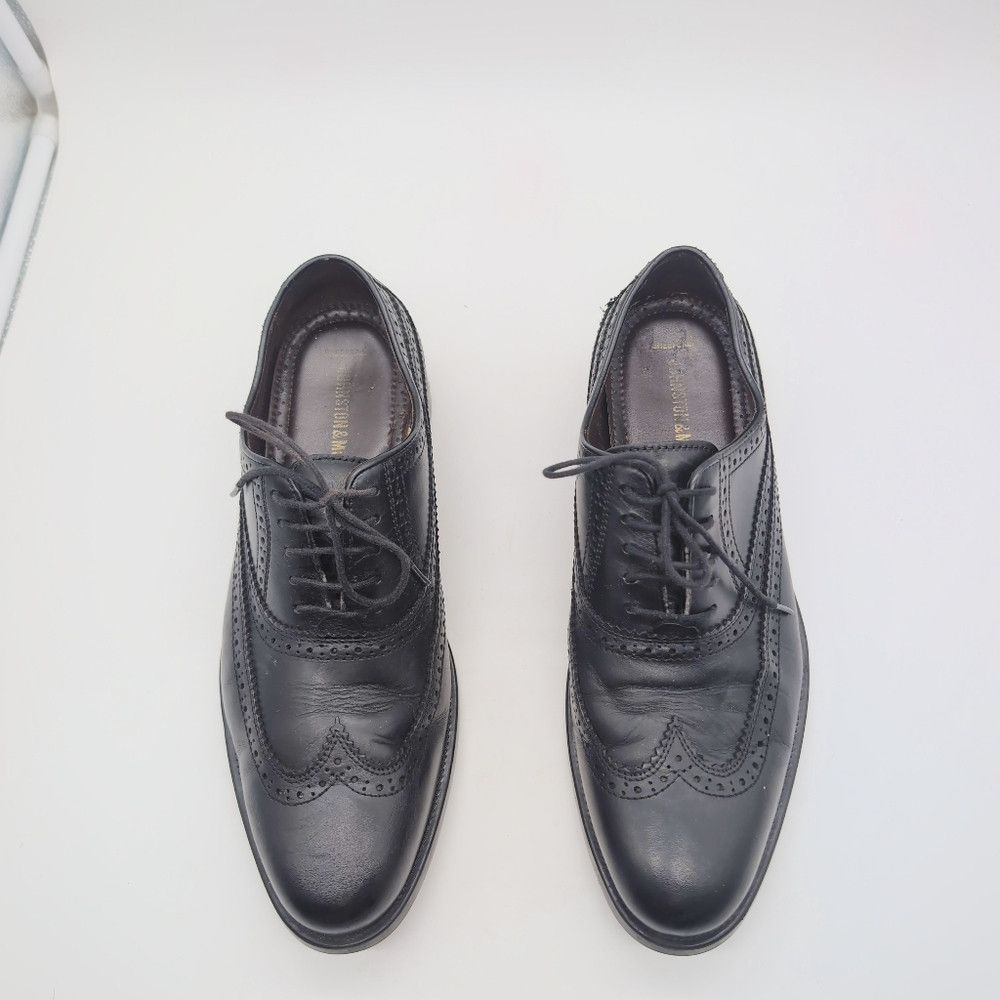 Johnston & Murphy Johnston And Murphy Sz 8.5 Black Sheepskin Leather Duvall O Size US 9.5 / EU 42-43 - 3 Thumbnail