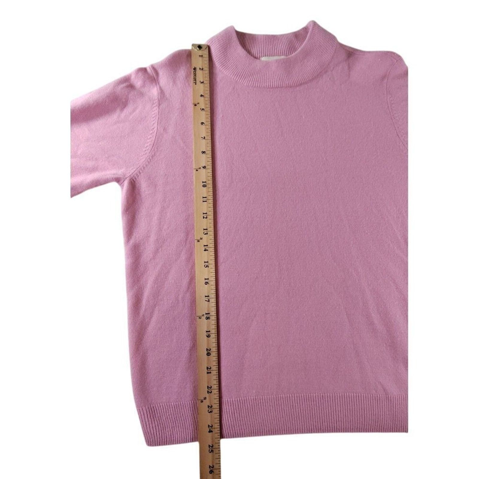 & Other Stories Appleseeds VTG Women Pullover Sweater Pink Long Sleeve Large Size L / US 10 / IT 46 - 4 Thumbnail