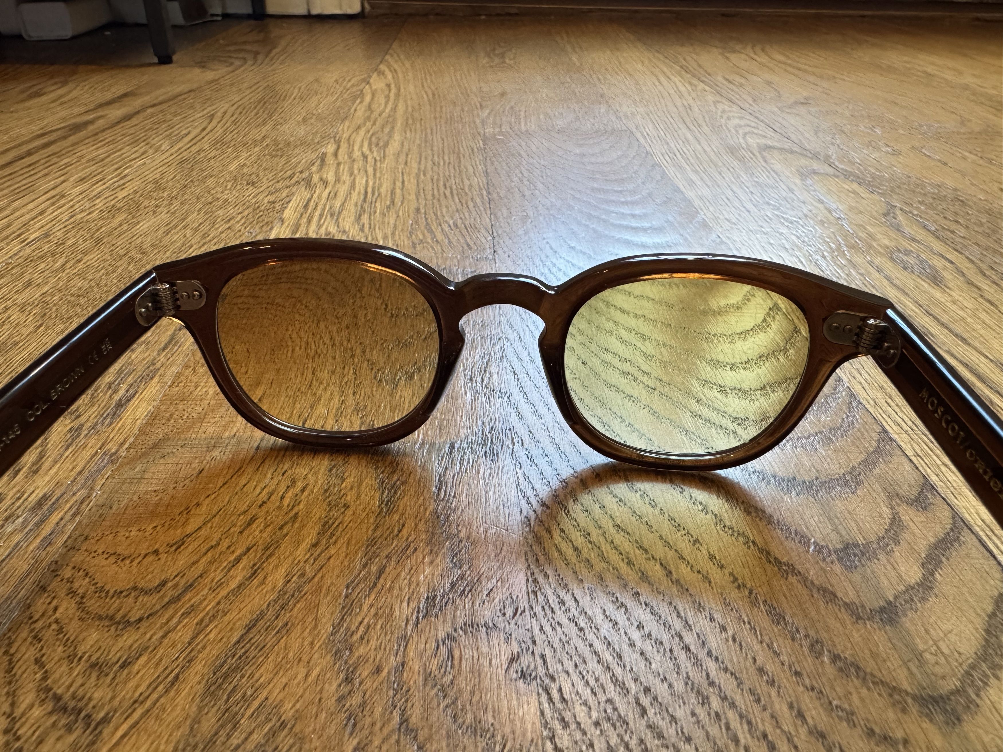 Moscot Moscot Lemtosh Monochrome Brown Sunglasses 46 mm (Average) Size ONE SIZE - 5 Thumbnail