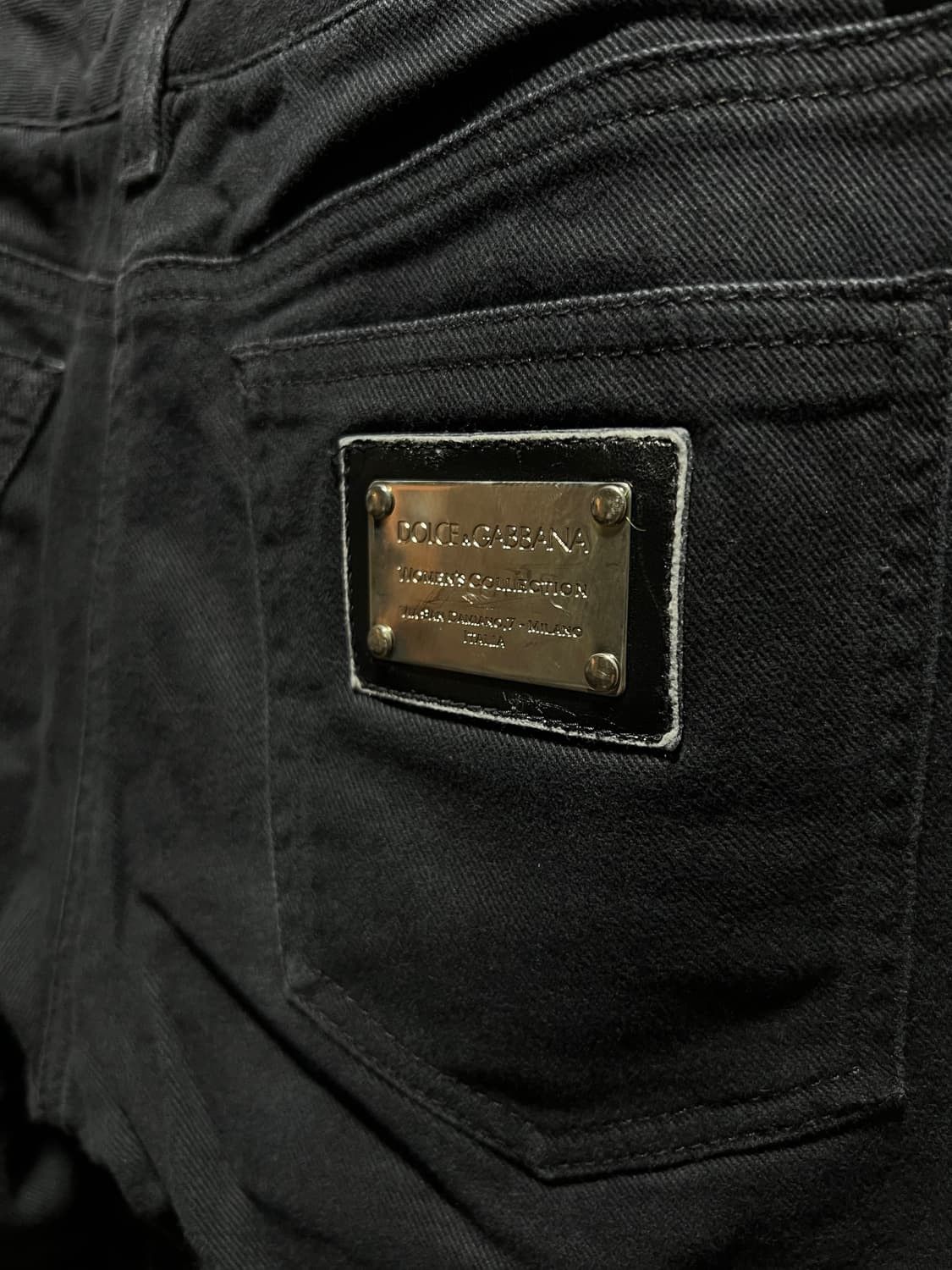 Dolce & Gabbana Dolce & Gabbana black jeans Size 27" / US 4 / IT 40 - 6 Thumbnail