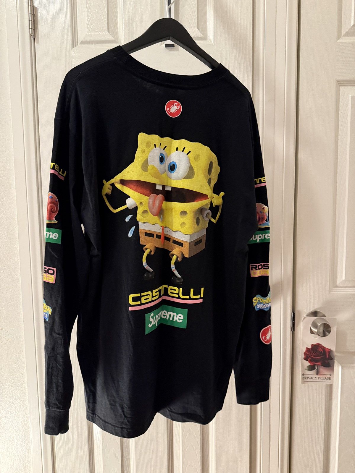 Supreme SS25 Supreme Spongebob LS Racing Tee XL | Grailed