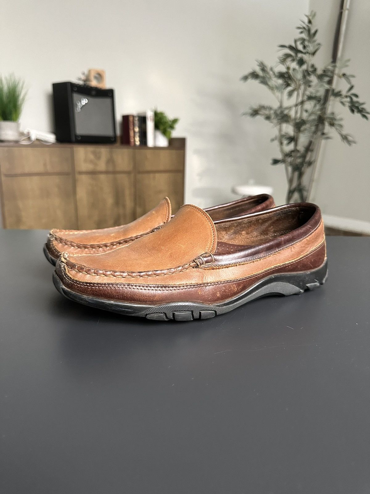 Allen Edmonds Boulder Loafers Slip on Driving Shoes Size US 11 / EU 44 - 1 Thumbnail