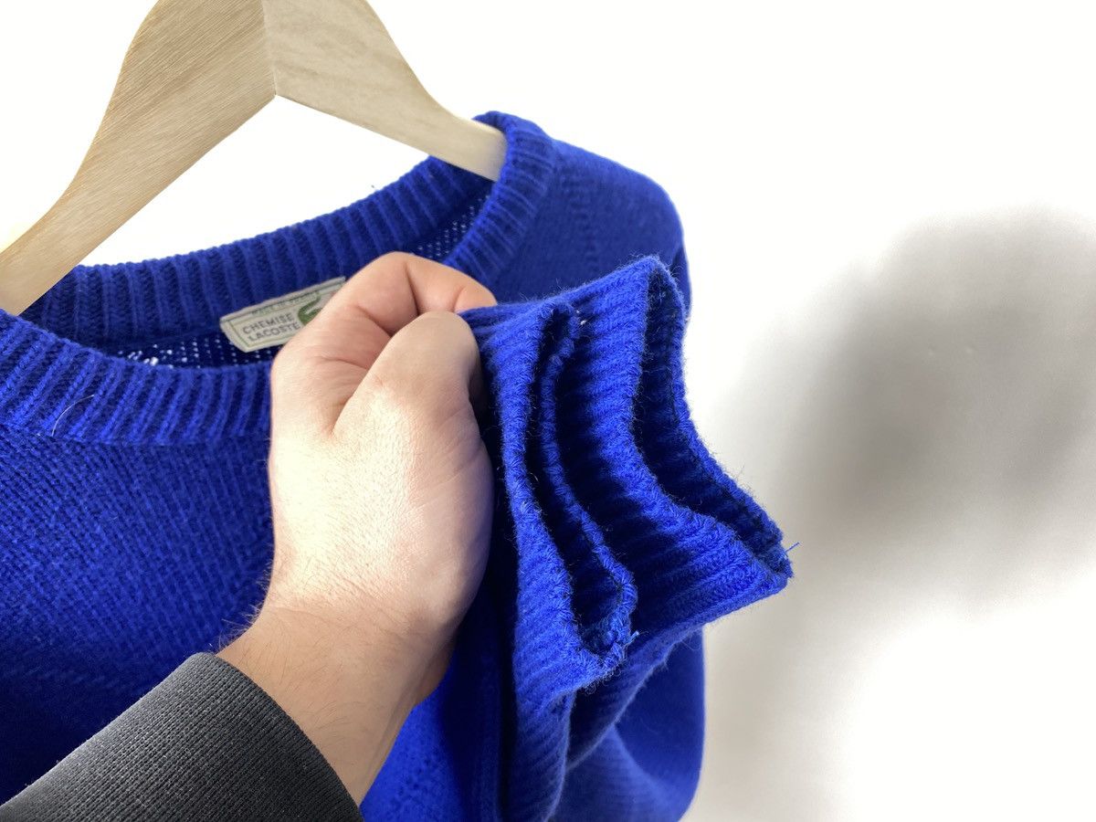 Lacoste Lacoste Sweater Wool Knit Baggy 90s Preppy Style Vintage Size US XL / EU 56 / 4 - 4 Thumbnail