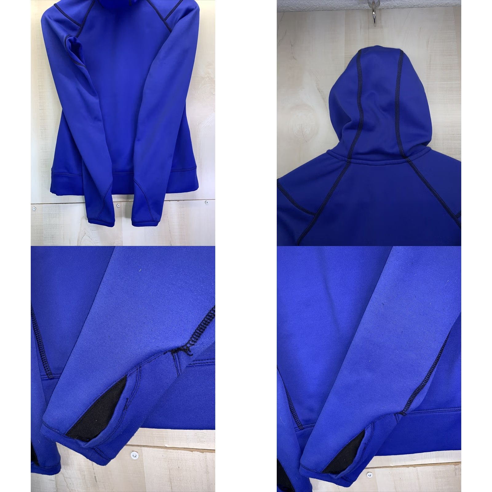 The North Face The North Face Pullover 1/4 Zip Hooded Lined Shirt XS Women's Blue Fleece Outdoor Activewear Vintage No Size XS / US 0-2 / IT 36-38 - 8 Thumbnail