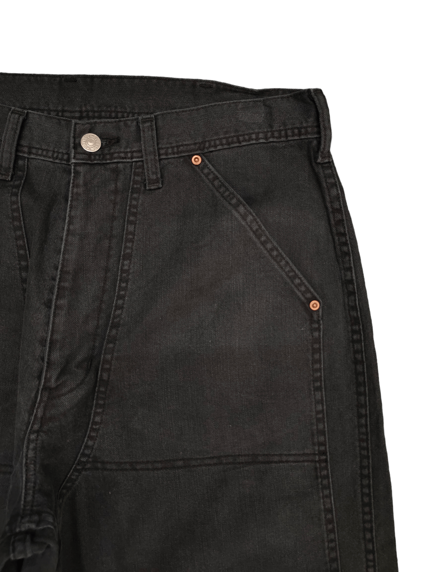 Kapital 1990s Bobson Double Knee Baggy Denim Pants Wide Leg Jnco Size US 33 - 3 Thumbnail