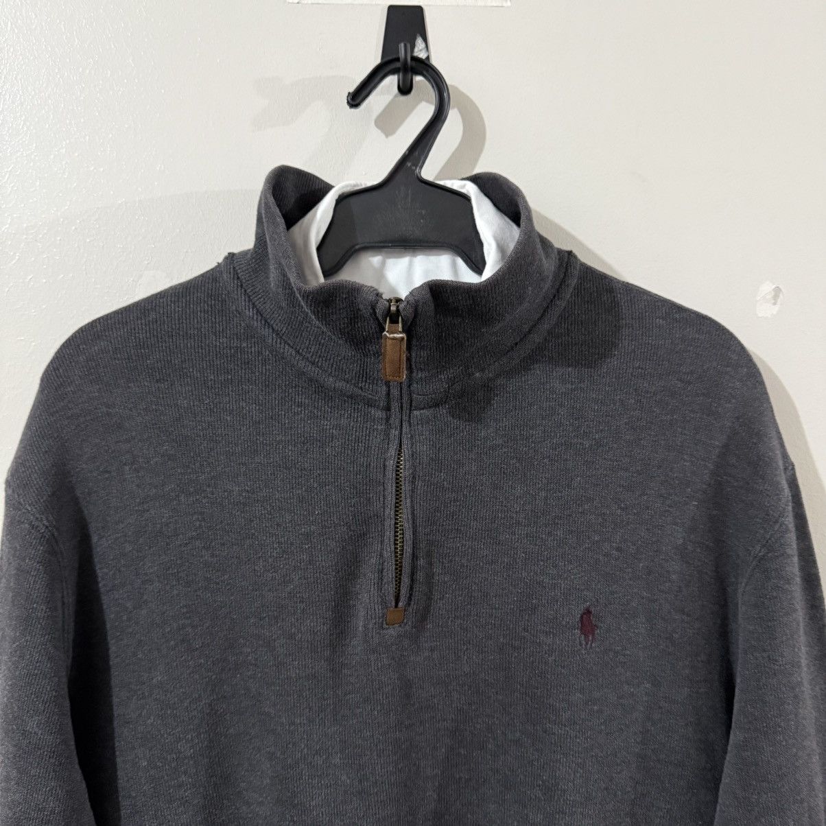 Polo Ralph Lauren × Ralph Lauren × Vintage Polo Ralph Lauren Blue Label Vintage Quarter Zip Size US L / EU 52-54 / 3 - 2 Thumbnail